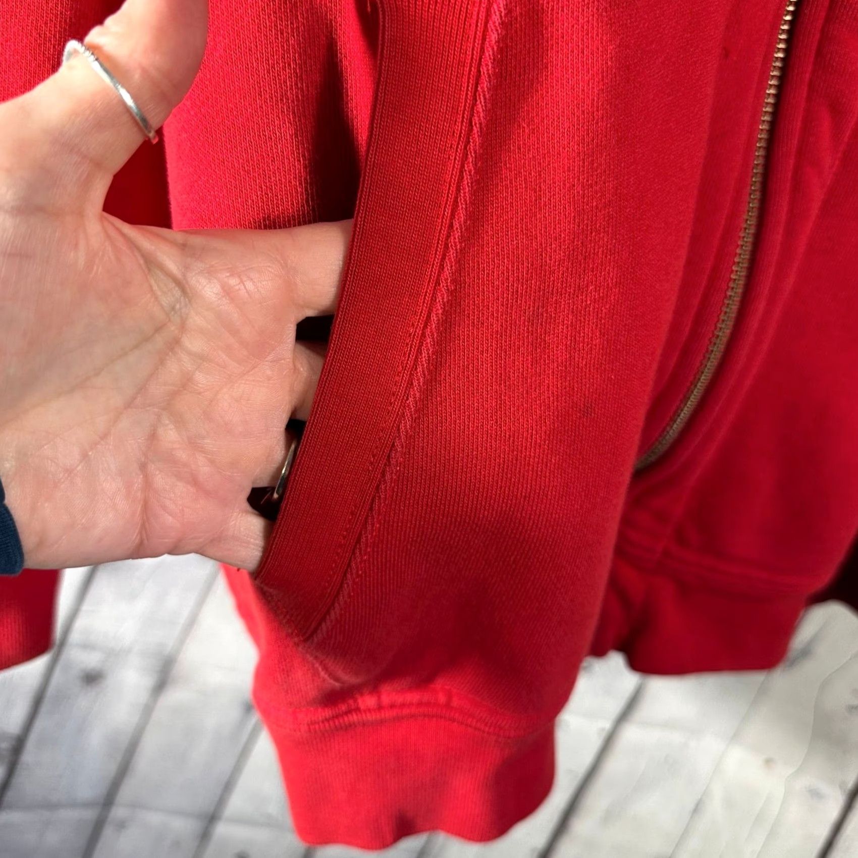 Polo Ralph Lauren Polo Ralph Lauren Hoodie 3XLT Tall Red Full Zip Waffle Lined Hood Sweatshirt Sweatshirt Size US XXL / EU 58 / 5 - 3 Thumbnail