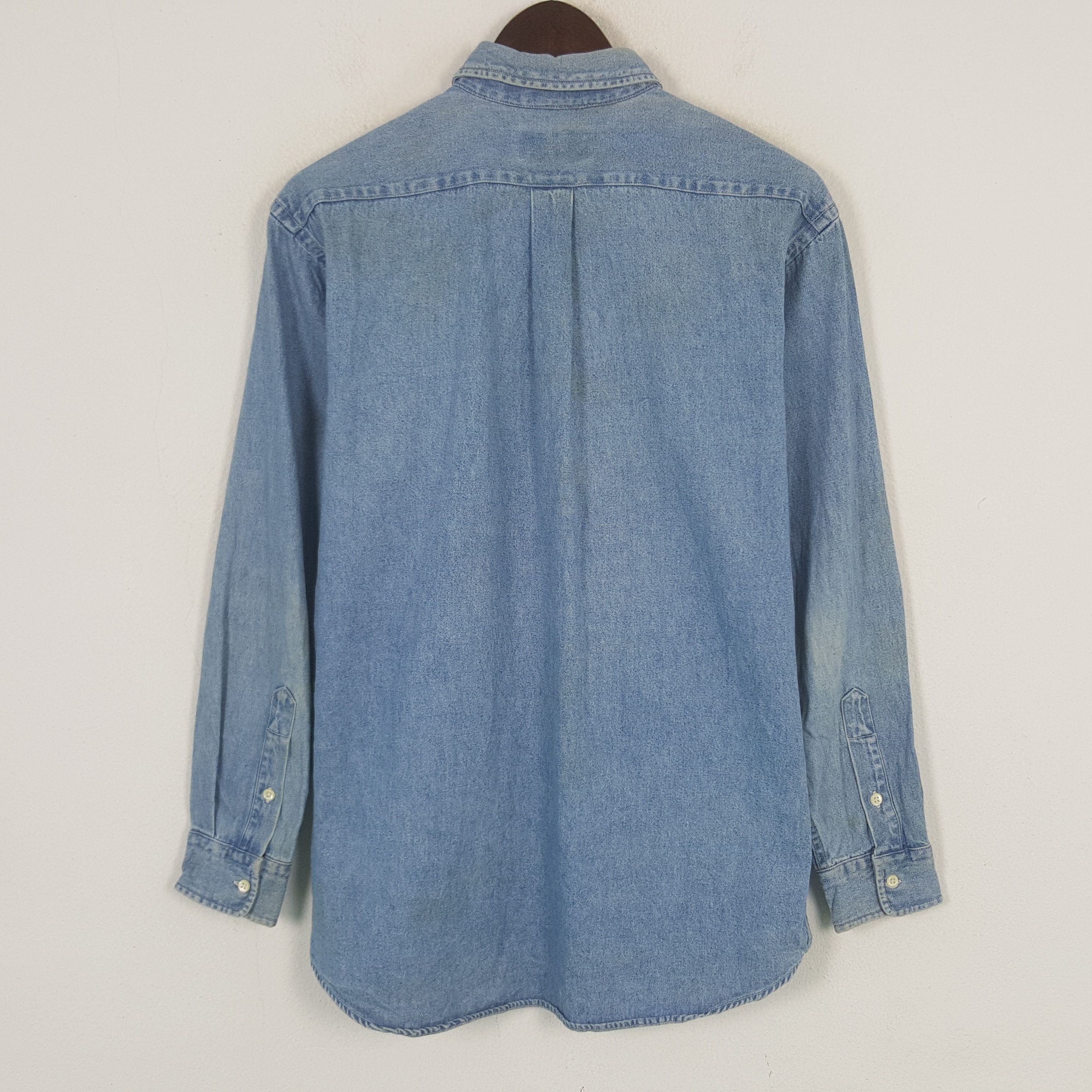 Polo Ralph Lauren × Vintage Vintage Polo Ralph Lauren Denim Button Up Shirt Size US S / EU 44-46 / 1 - 3 Thumbnail
