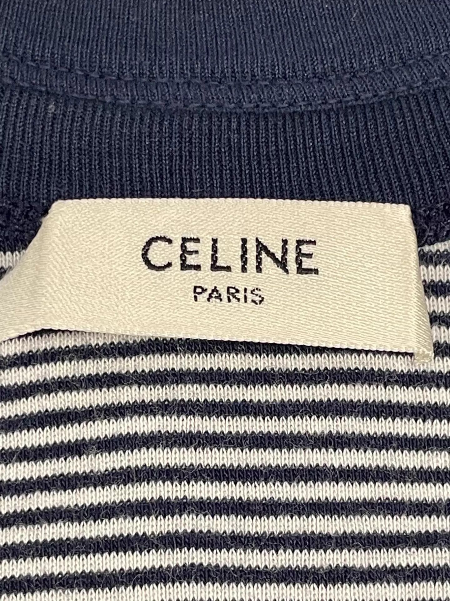 Celine CELNE Striped Slim Casual Cotton Tank Top S Size S / US 4 / IT 40 - 5 Thumbnail