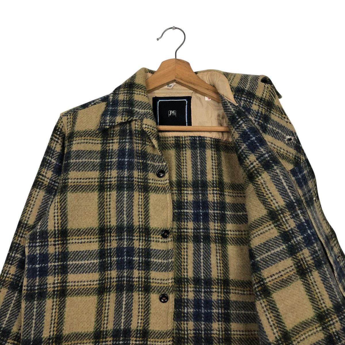 Japanese Brand 🔥VINTAGE FLANNEL SHIRT JACKET TARTAN JM ISSEY MIYAKE Size US M / EU 48-50 / 2 - 14 Thumbnail