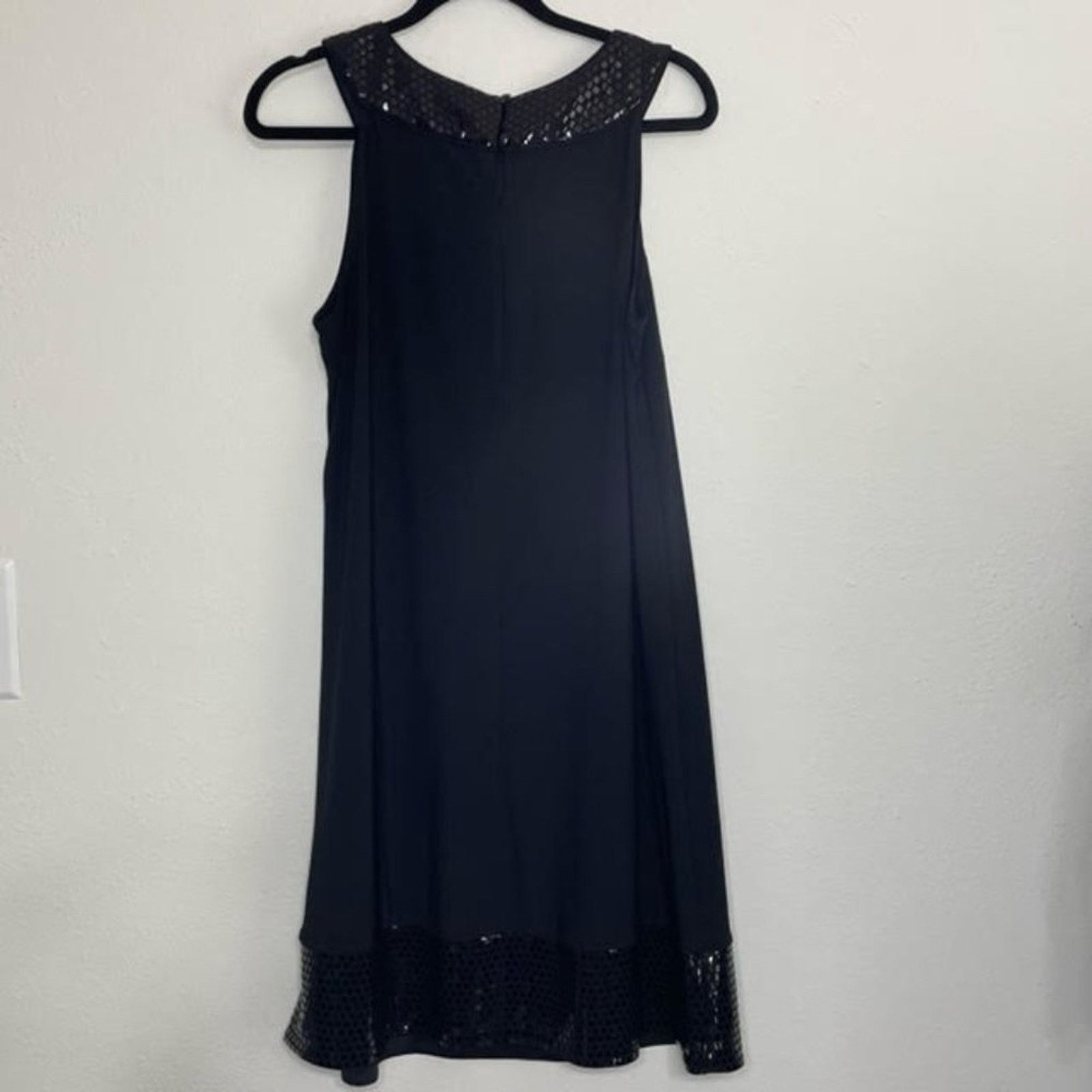 Other MSK Black Embellished Halter Cocktail Evening Dress 1X NWT Size XXL / US 16-18 / IT 52-54 - 2 Thumbnail