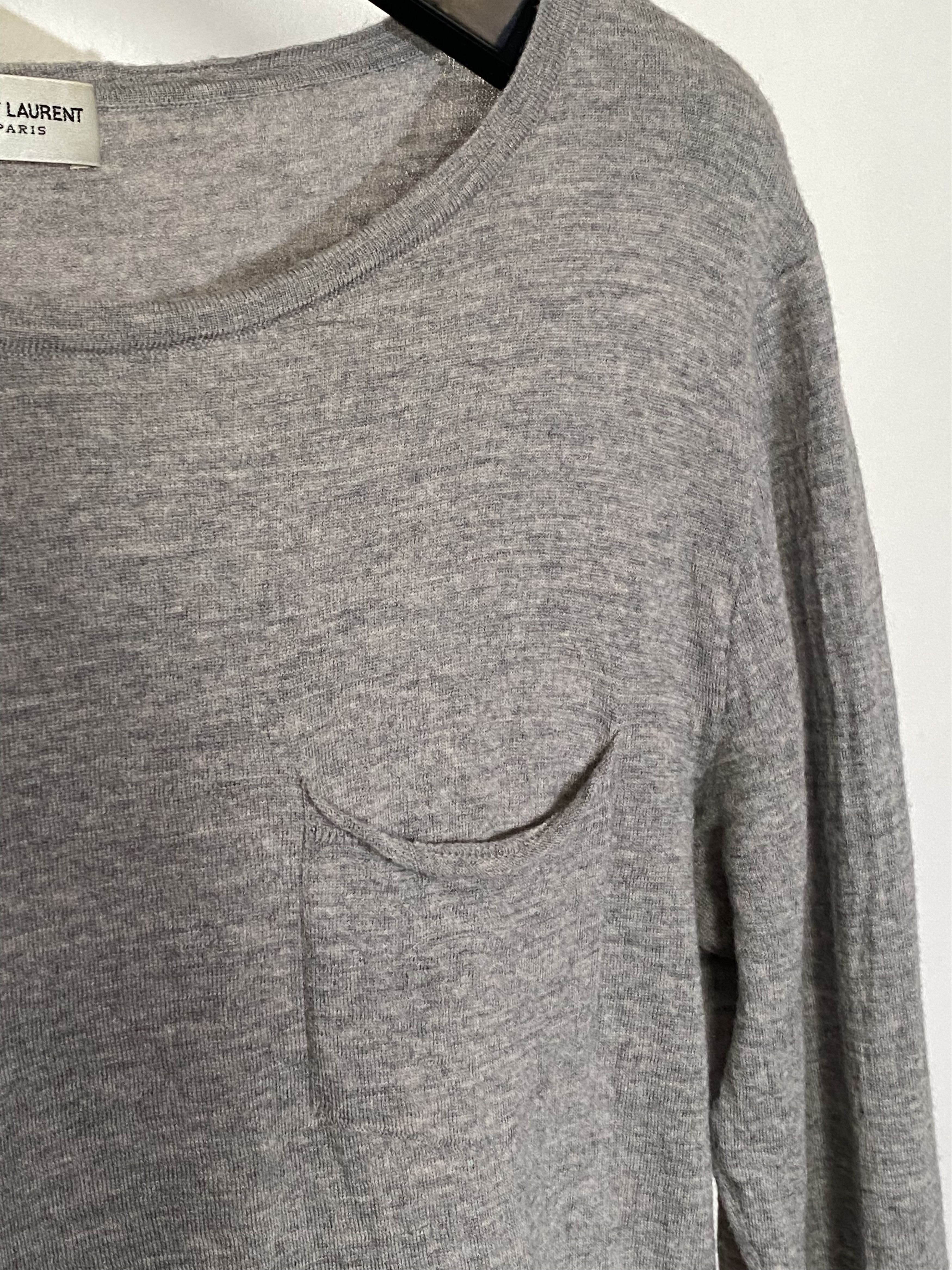 2012 Hedi Slimane knit l/s tee, view 4
