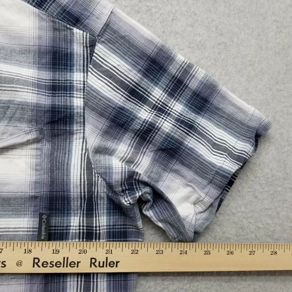 Columbia Columbia Shirt Mens Large Plaid Button Up Short Sleeve Size US L / EU 52-54 / 3 - 7 Thumbnail