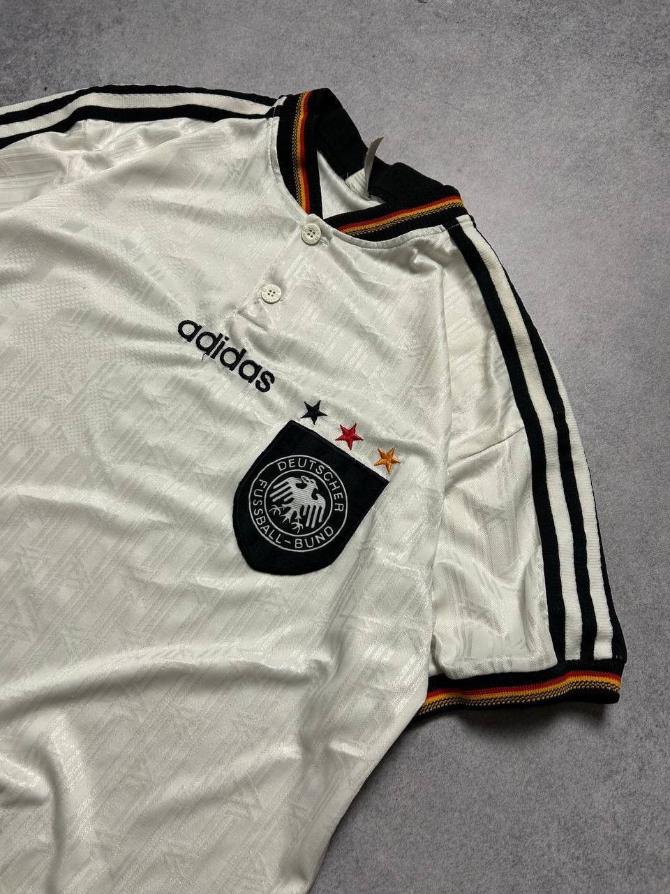 Adidas Vintage Adidas Germany Home Football Shirt 1996, Size L Size US L / EU 52-54 / 3 - 2 Thumbnail