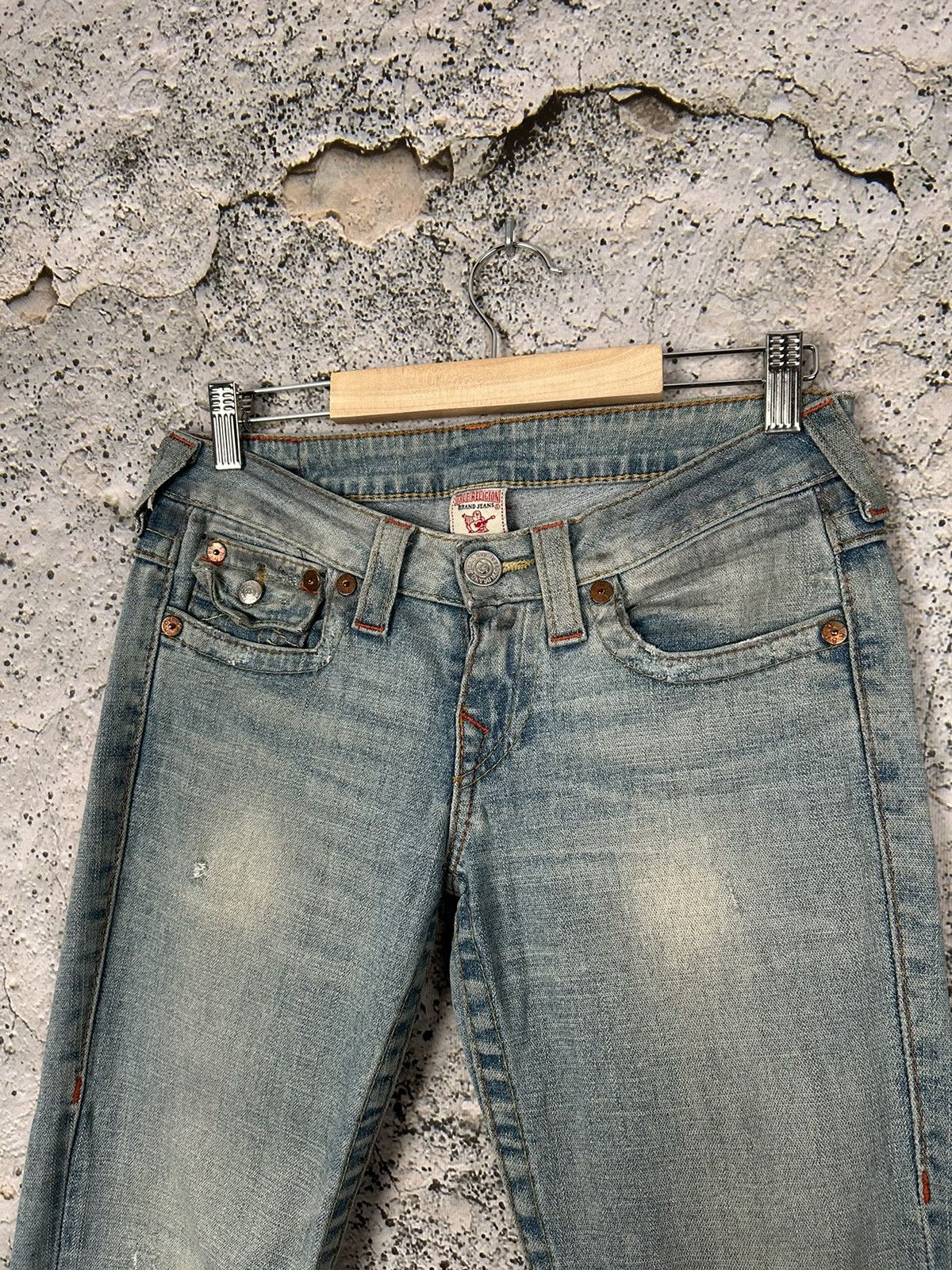 True Religion Vintage True Religion Made In USA Jeans Denim Y2K Punk Hype Size US 28 / EU 44 - 4 Thumbnail