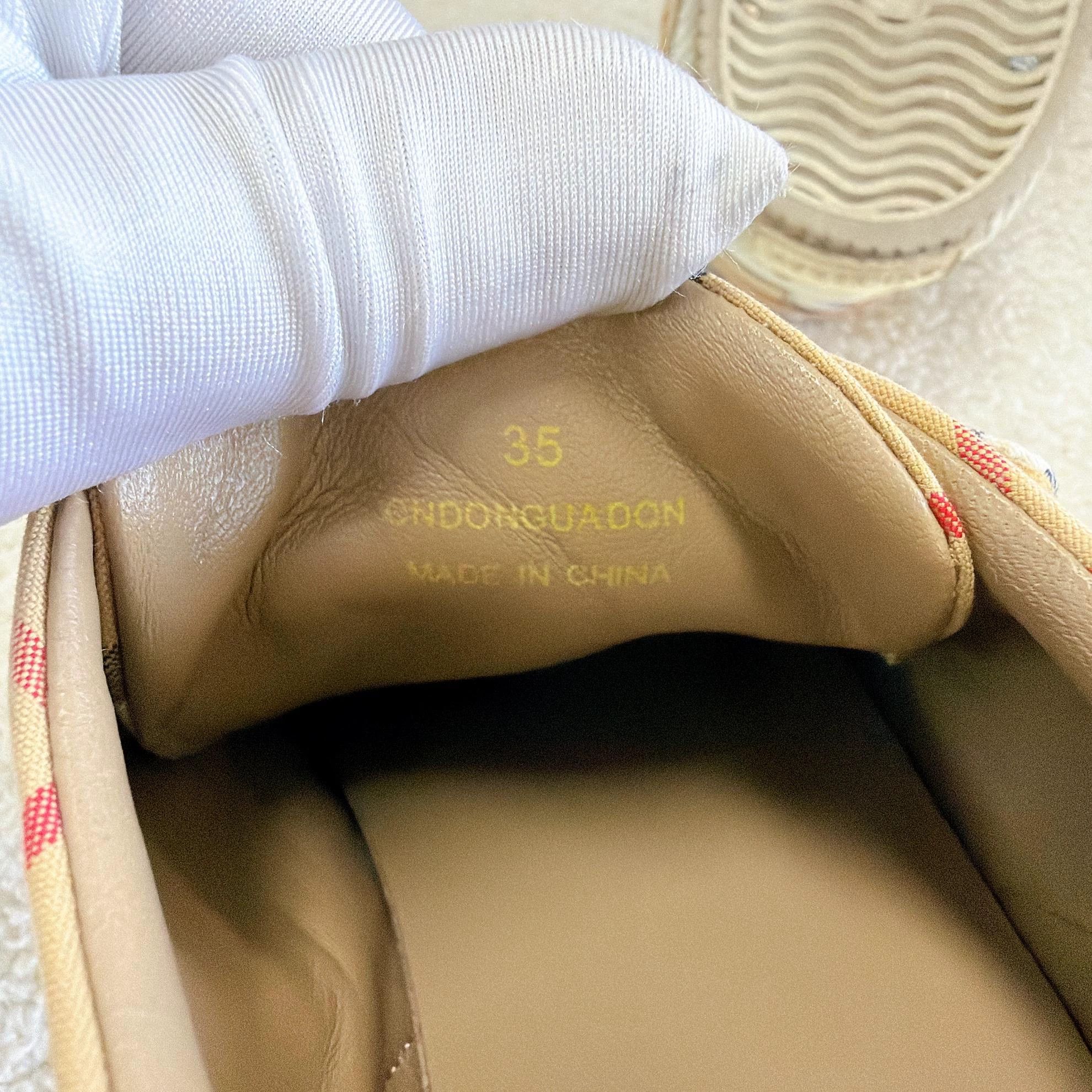 Burberry Burberry Horseferry Check Sneakers 35 0565 Size US 4.5 / IT 34.5 - 8 Thumbnail