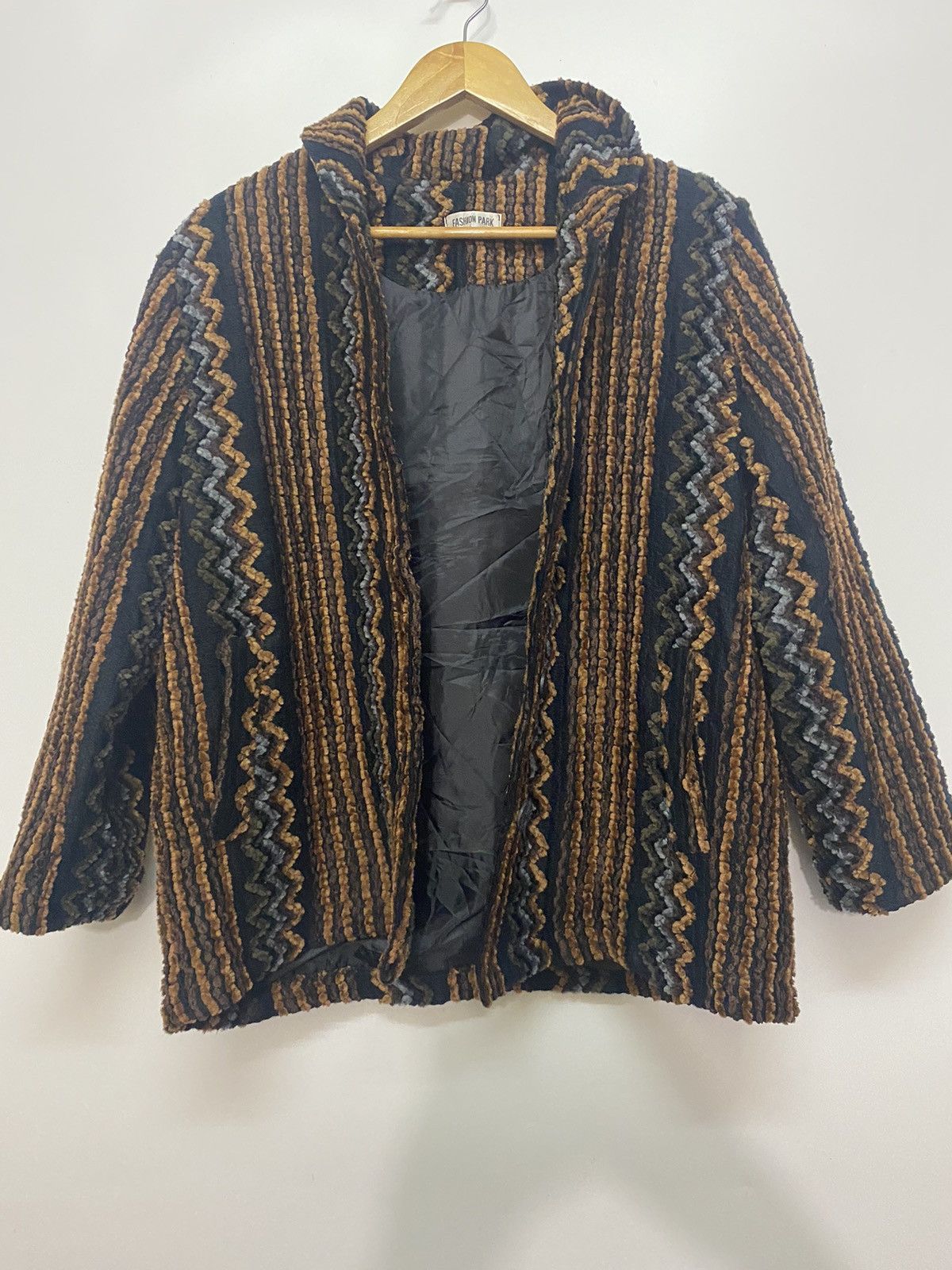 Japanese Brand Japan Brand Button Up Knitwear Sweater Lining Jacket Size L / US 10 / IT 46 - 7 Thumbnail