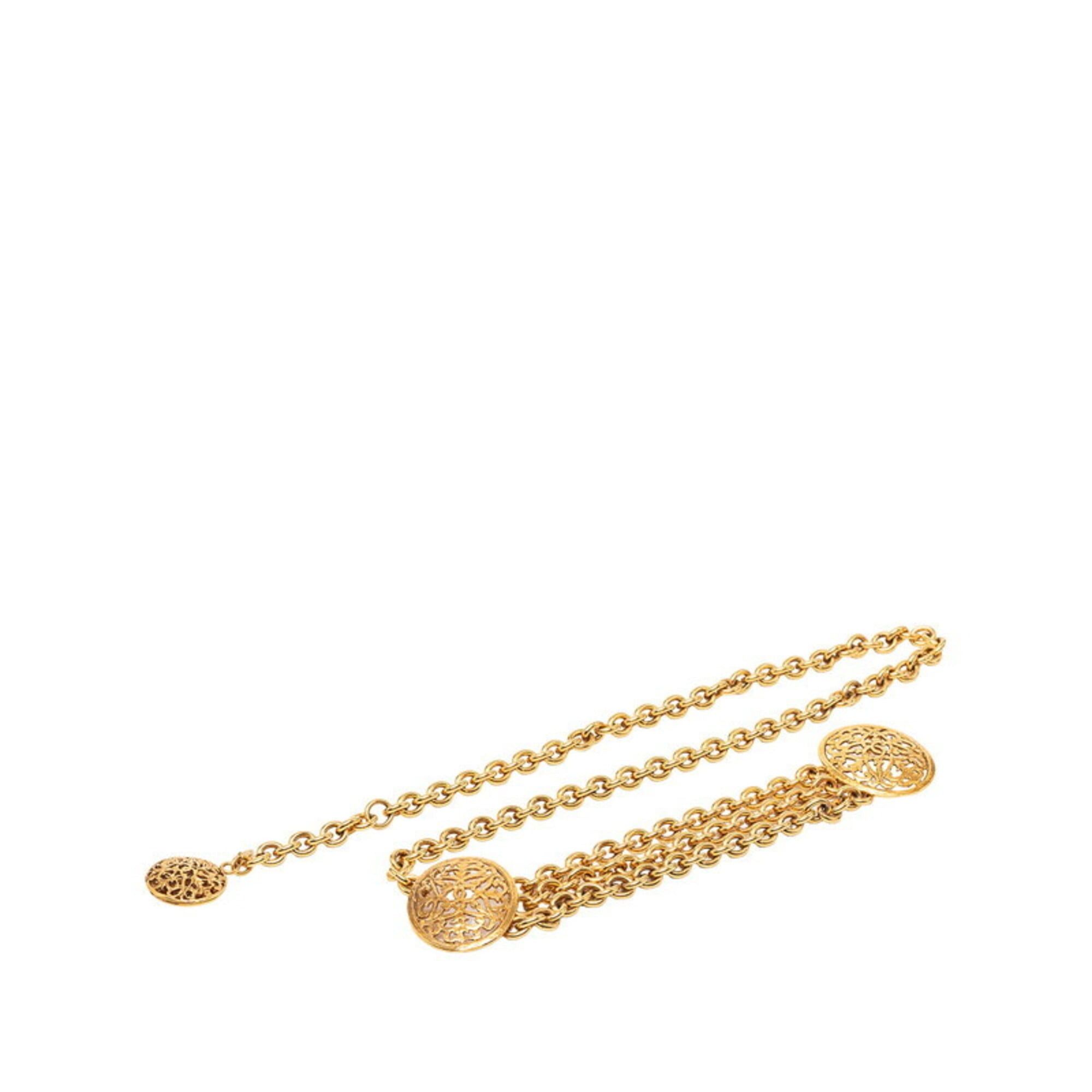 Chanel 31 Rue Cambon Vintage Chain Belt Gold Plated Faux Pearl Chanel Chanel 31 RUE CAMBON Cambon Vintage Chain Belt Gold  main image 4