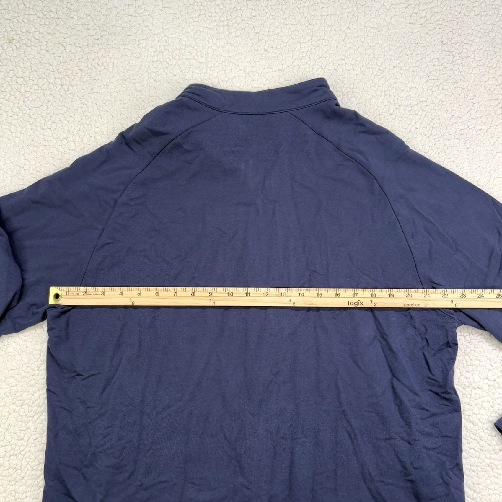 TravisMathew Travis Mathew Golf Pullover Mens XL Navy Blue Stretch Performance 1/4 Zip Size US XL / EU 56 / 4 - 7 Thumbnail