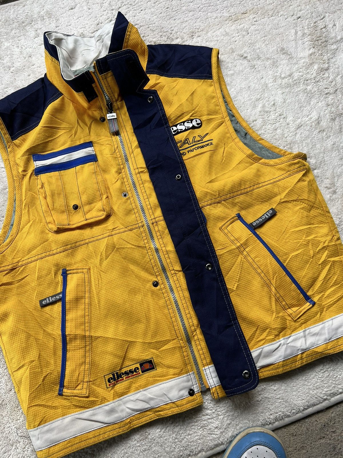 Ellesse × Vintage Vintage Ellesse Vest Sportwear italy Size US L / EU 52-54 / 3 - 10 Thumbnail