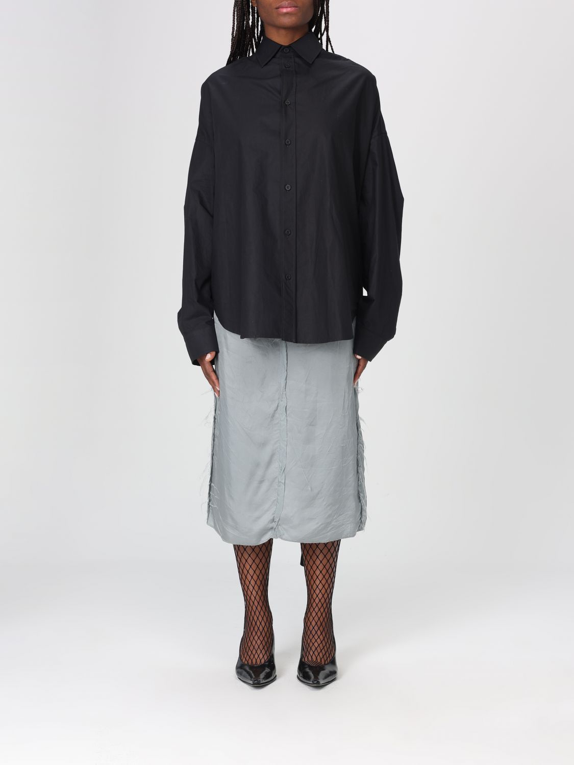 Balenciaga Balenciaga Shirt Woman Black Size XS / US 0-2 / IT 36-38 - 1 Thumbnail
