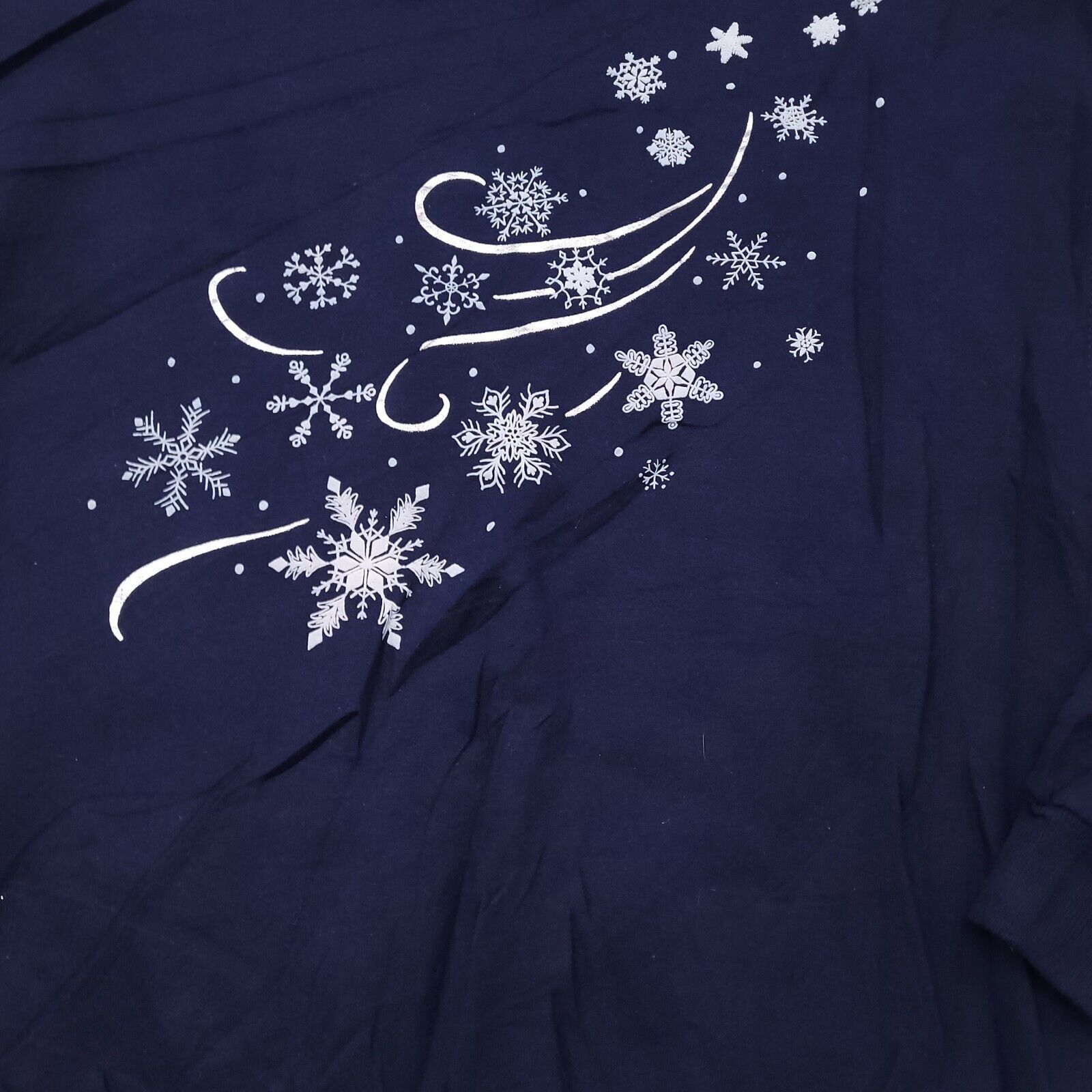 Jerzees Jerzees Casual Sweatshirt Womens Size Medium M Blue White Size M / US 6-8 / IT 42-44 - 4 Thumbnail