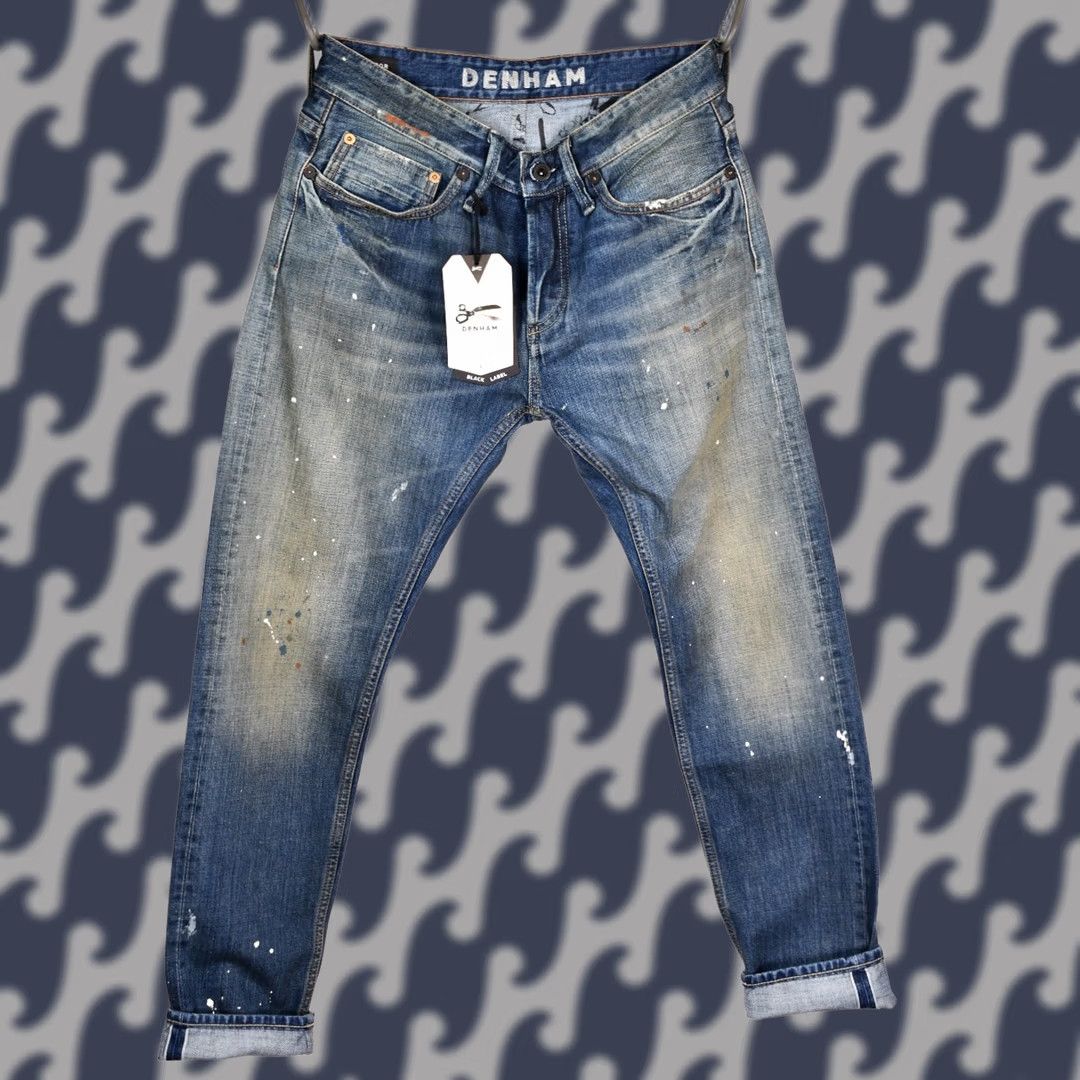 DENHAM Denham Razor Candiani Italian Selvedge Slim Fit Distresses Denim Jeans W32 L32 - Raw-Tag Size US 32 / EU 48 - 1 Thumbnail