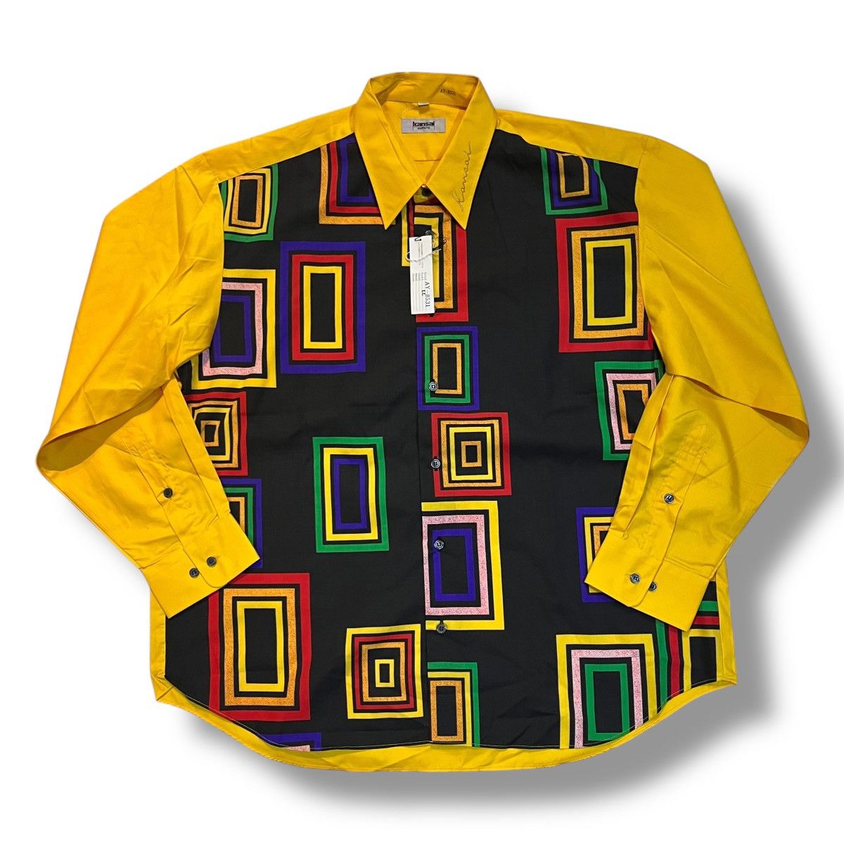 Kansai Yamamoto Archive kansai yamamoto uniform pattern button ups shirt Size US XL / EU 56 / 4 - 1 Thumbnail