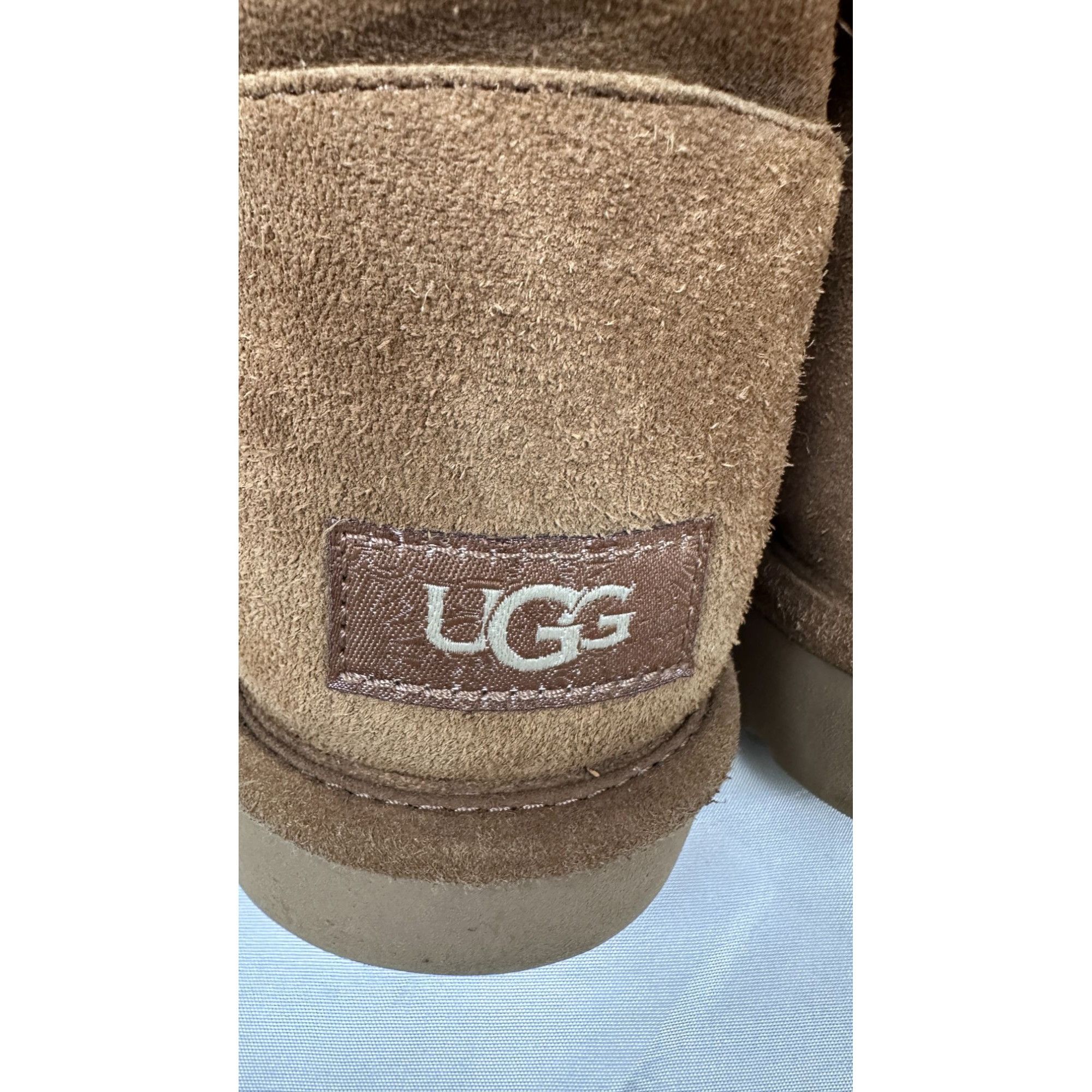 Ugg UGG Womens Brown Suede & Sheepskin Lined Winter Boots Size 8 Size US 8 / IT 38 - 16 Thumbnail