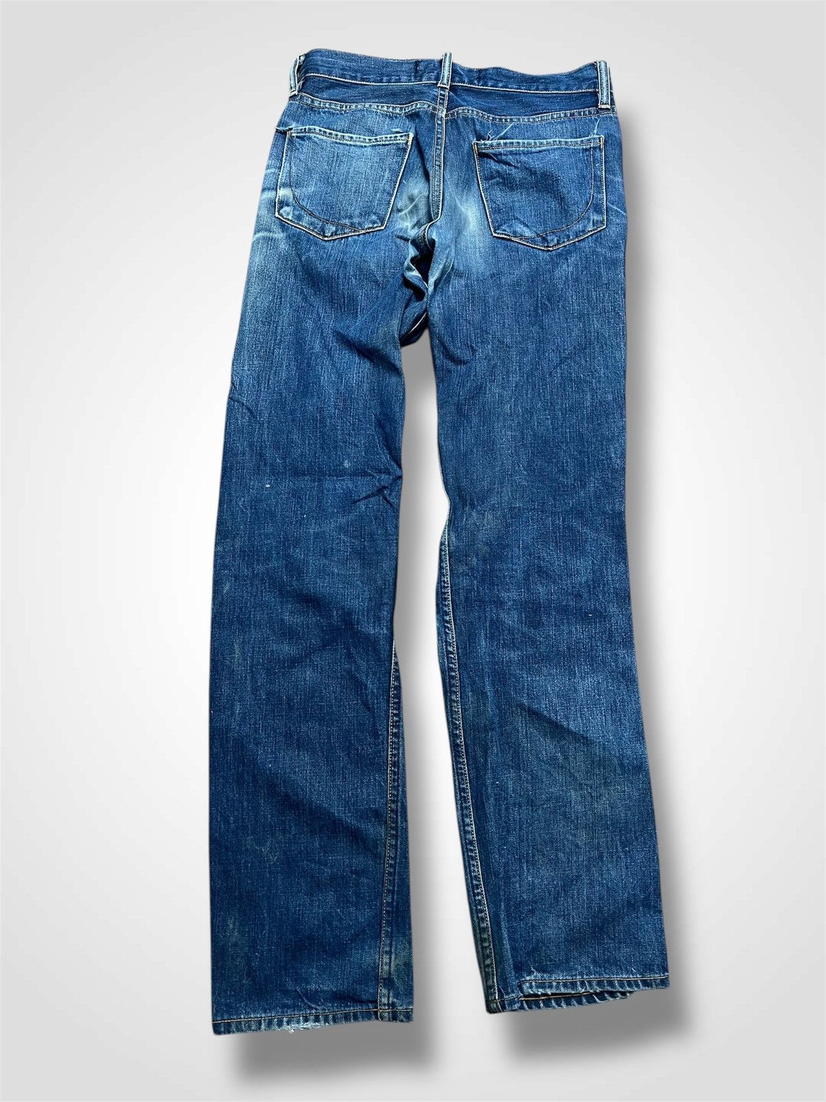 Paper Denim & Cloth Vintage Paper Denim & Cloth MadeInUSA Straight Leg Jeans(45) Size US 29 - 2 Thumbnail