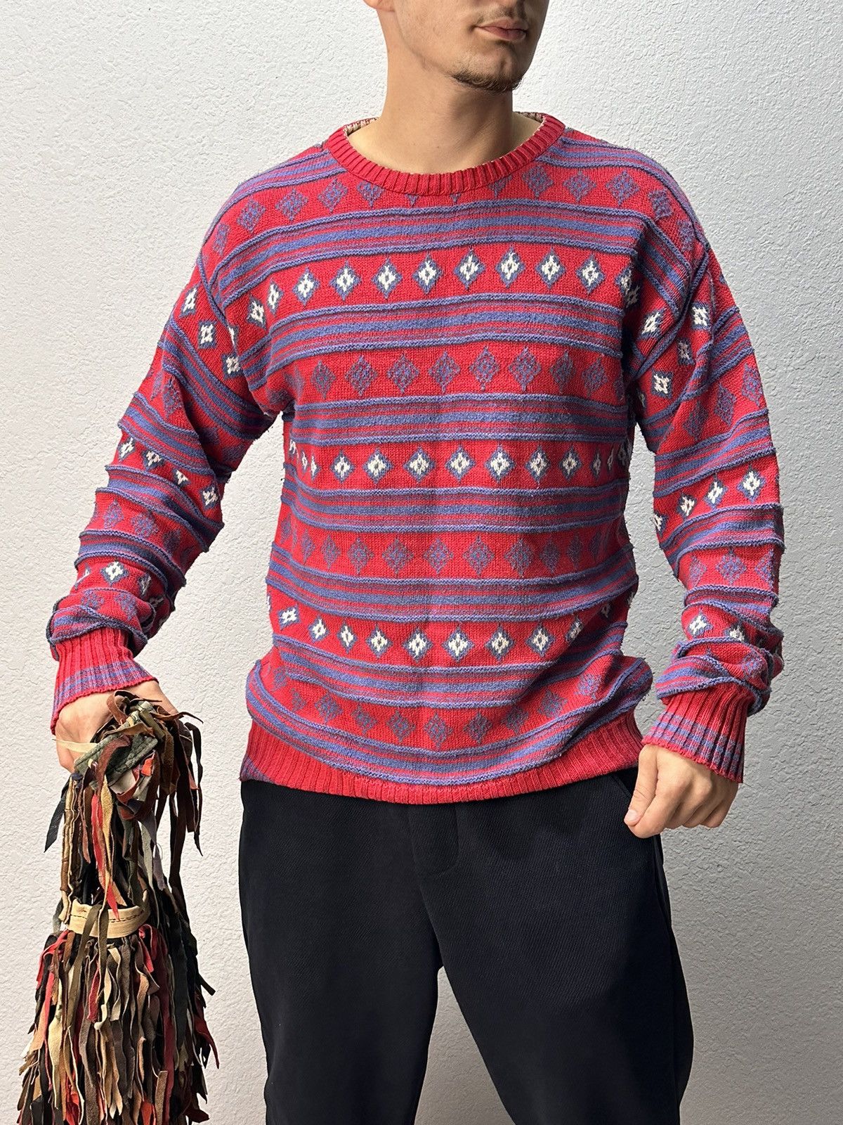 Chaps Ralph Lauren Ralph Lauren vintage knit sweater fair isle 90s preppy style Size US M / EU 48-50 / 2 - 13 Thumbnail