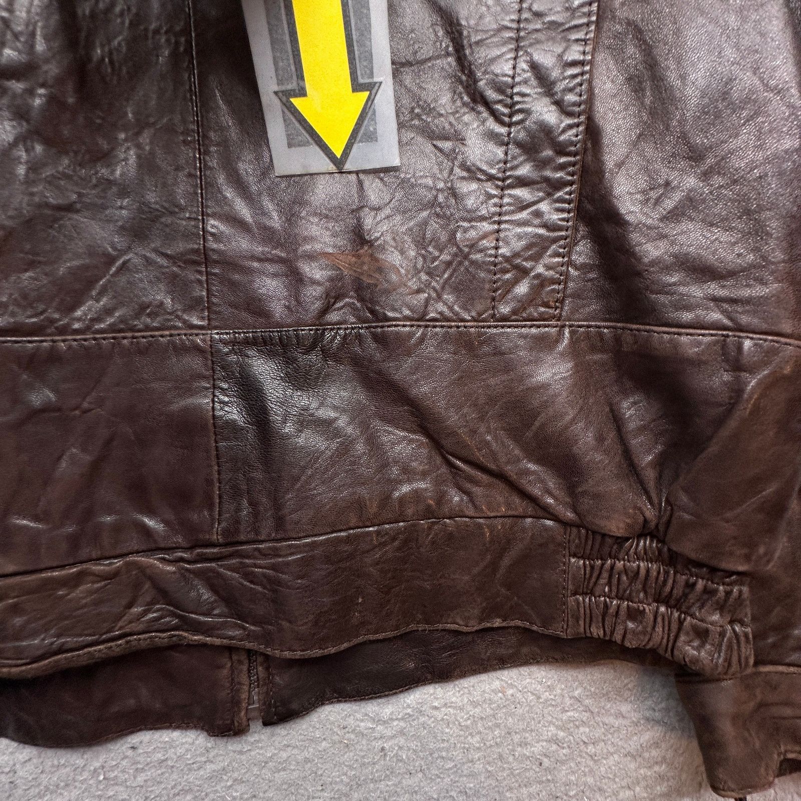 Other VTG J Walden Thermolite Bomber Aviator Leather Jacket Large Size US L / EU 52-54 / 3 - 8 Thumbnail