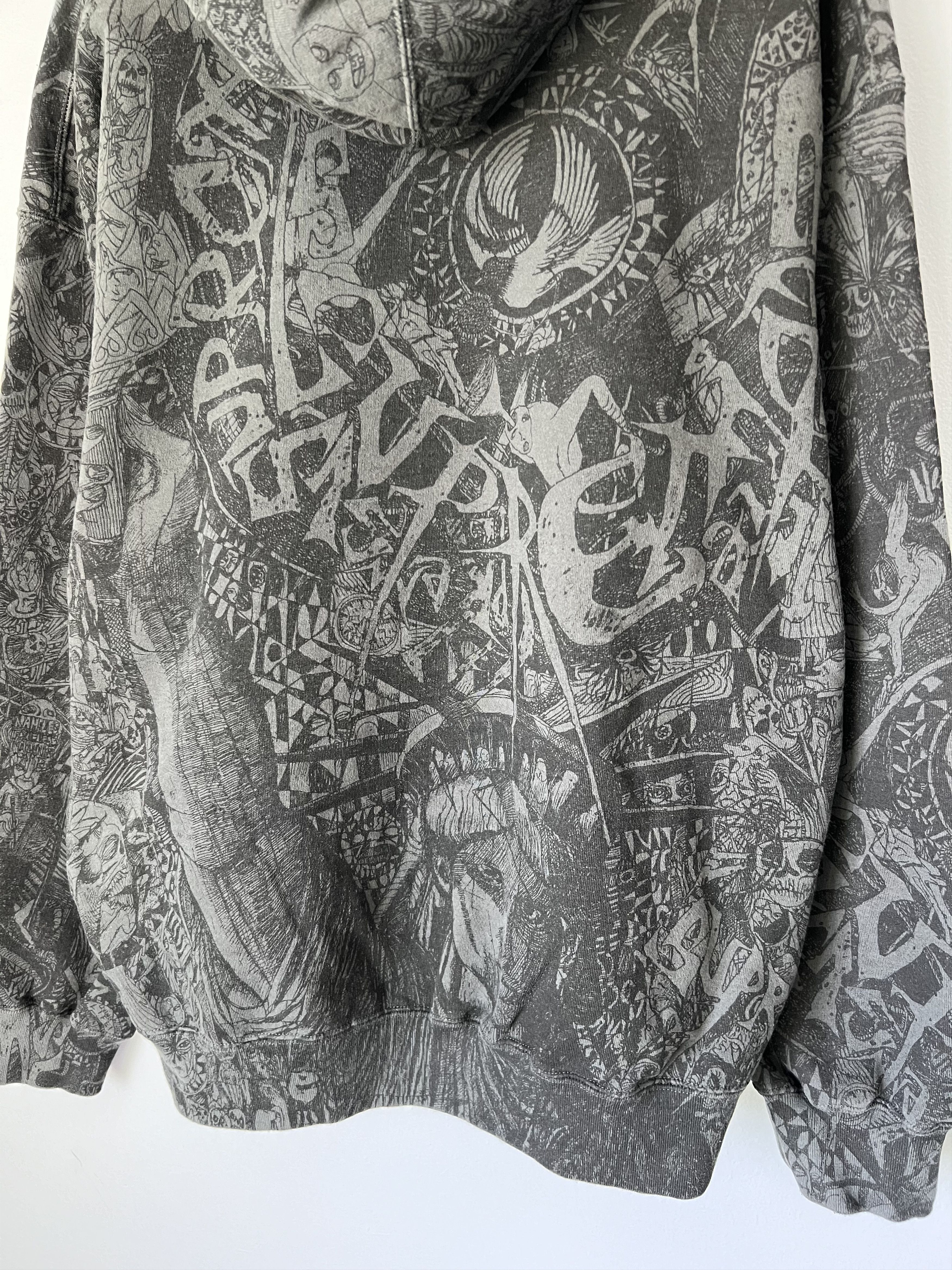 Supreme Supreme Liberty Hooded Sweatshirt in Washed Black Size US XL / EU 56 / 4 - 6 Thumbnail