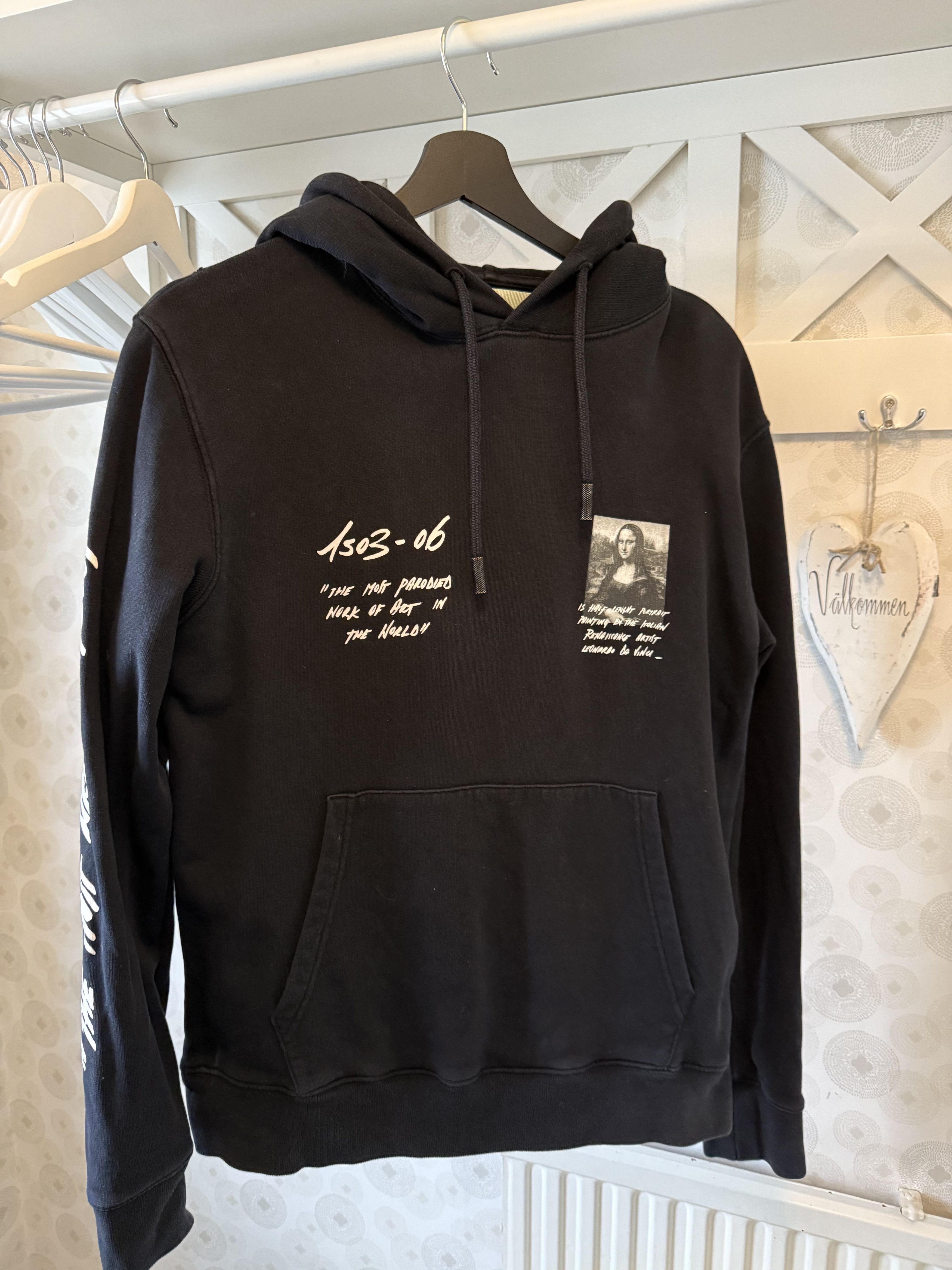 Off-White Off White Monalisa Graphic Print Hoodie Black/White (FW20) Size US S / EU 44-46 / 1 - 1 Thumbnail