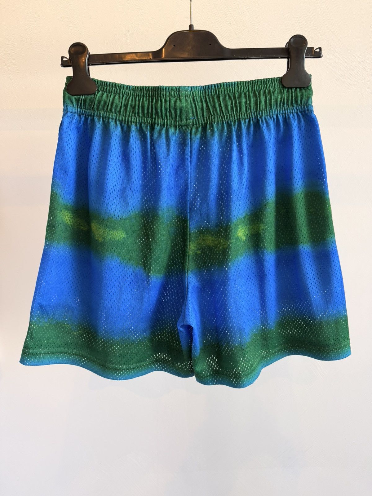 Eric Emanuel ERIC EMANUEL EE MESH SHORTS BLUE/GREEN STRIPE SIZE M Size US 31 - 3 Thumbnail