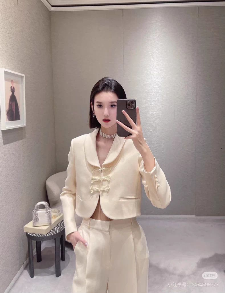 Dior Dior New Chinese-style white coat Size XS / US 0-2 / IT 36-38 - 6 Thumbnail