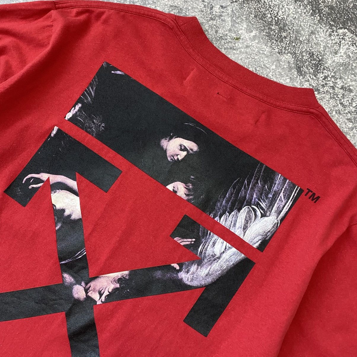 Off-White Luxury Off White Big Graphic Logo y2k designer tee Size US S / EU 44-46 / 1 - 3 Thumbnail