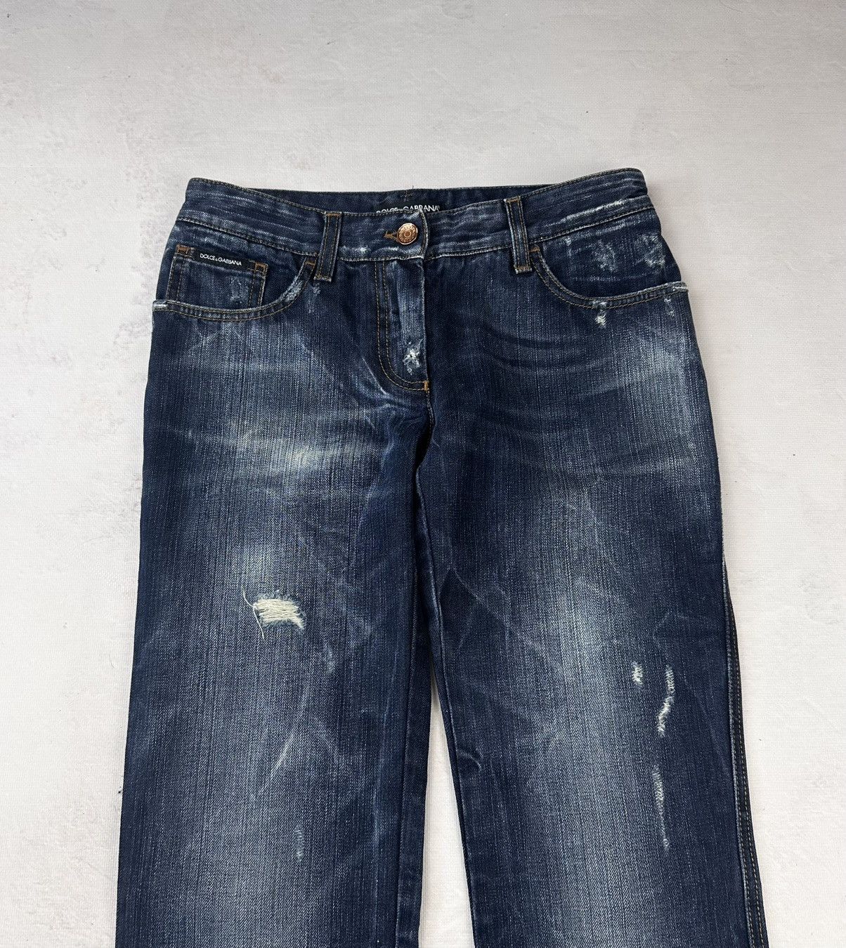 Dolce & Gabbana × Japanese Brand × Vintage Japanese Vintage Dolce & Gabbana (D&G) Distressed LGB Opium Size 26" / US 2 / IT 38 - 6 Thumbnail