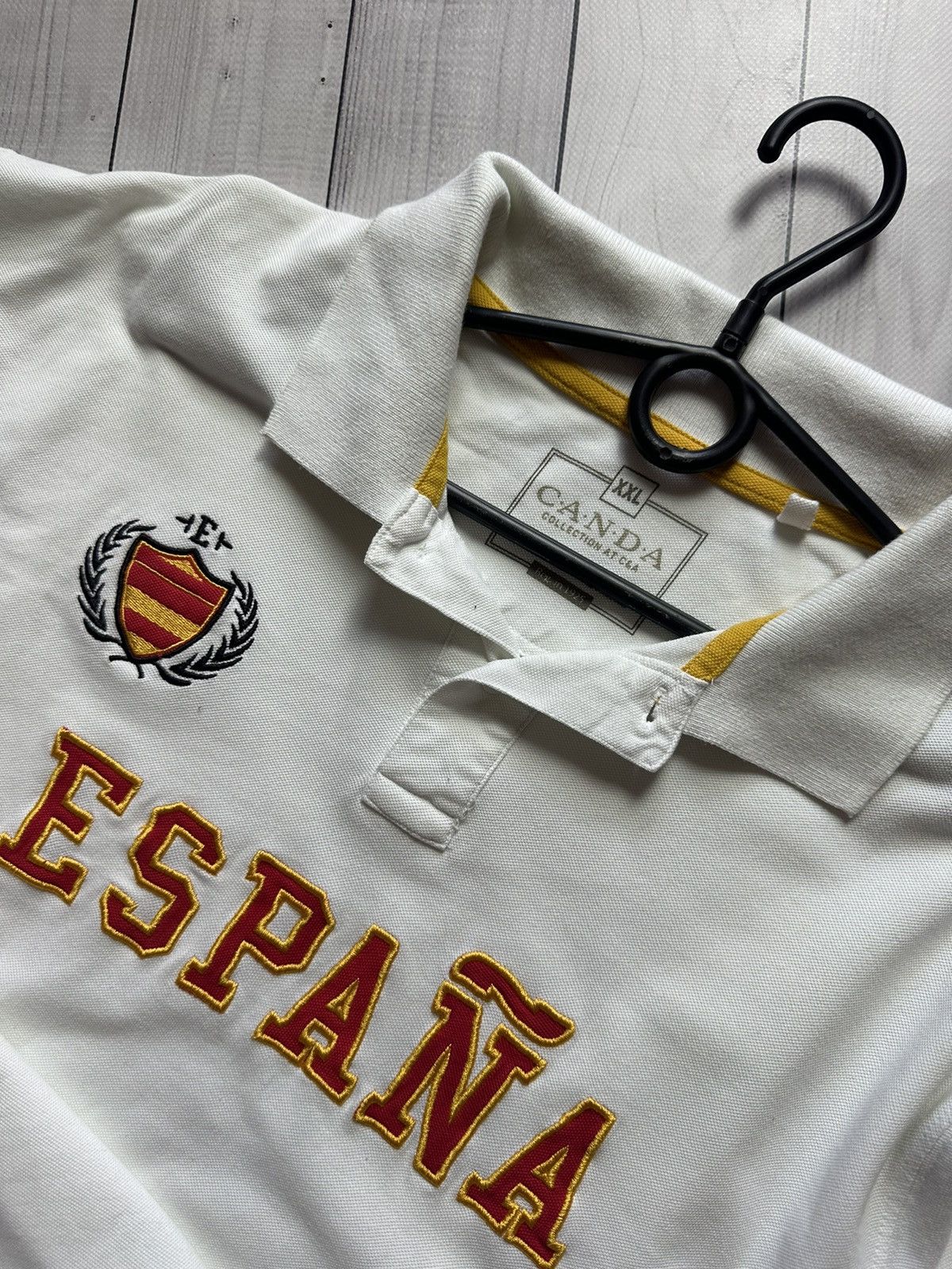 Vintage Vintage polo Spain logo big logo size XL Size US XL / EU 56 / 4 - 5 Thumbnail