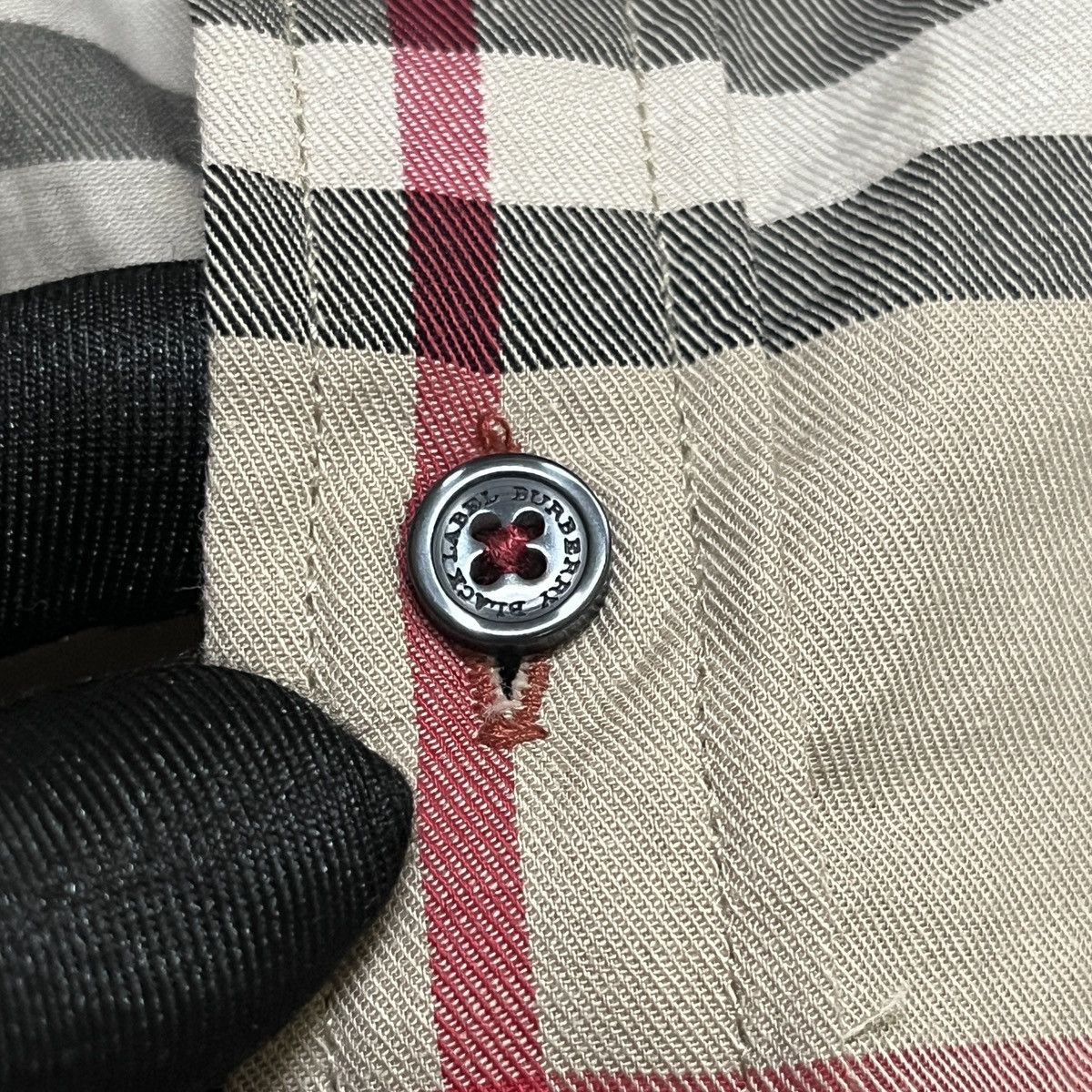 Black Label × Burberry Vintage Burberry Nova Check Button Up Shirt Size S / US 4 / IT 40 - 3 Thumbnail