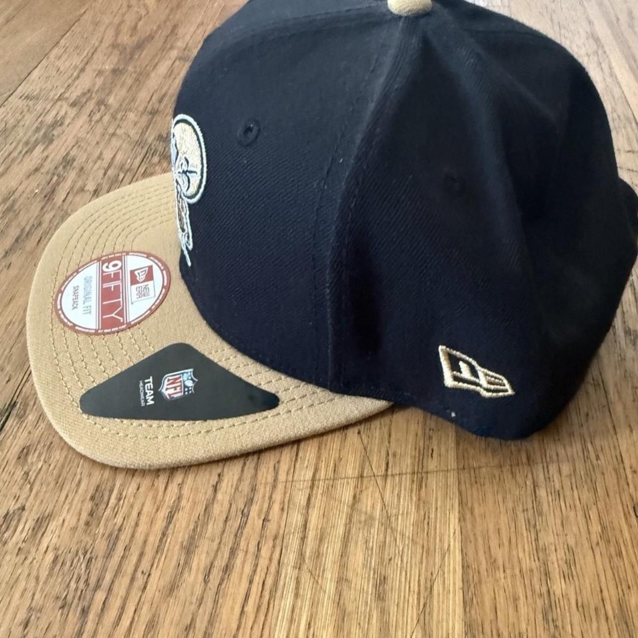 New Era New Orleans Saints New Era Retro Two-Tone Snapback Hat Size ONE SIZE - 3 Thumbnail