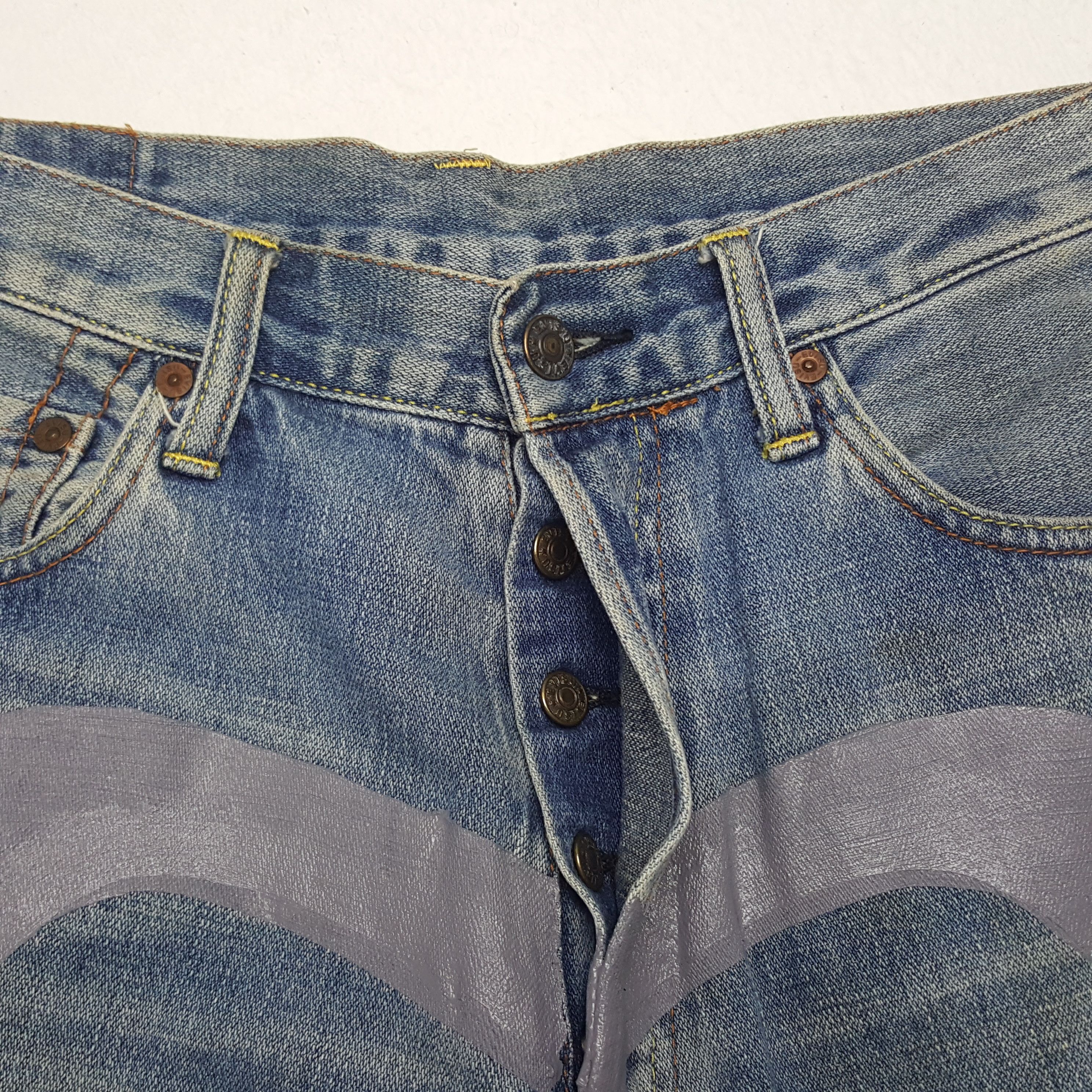 Evisu × Japanese Brand × Vintage VIntage Evisu Japanese Brand Daicock Custom Art Denim Jeans Size US 30 / EU 46 - 6 Thumbnail