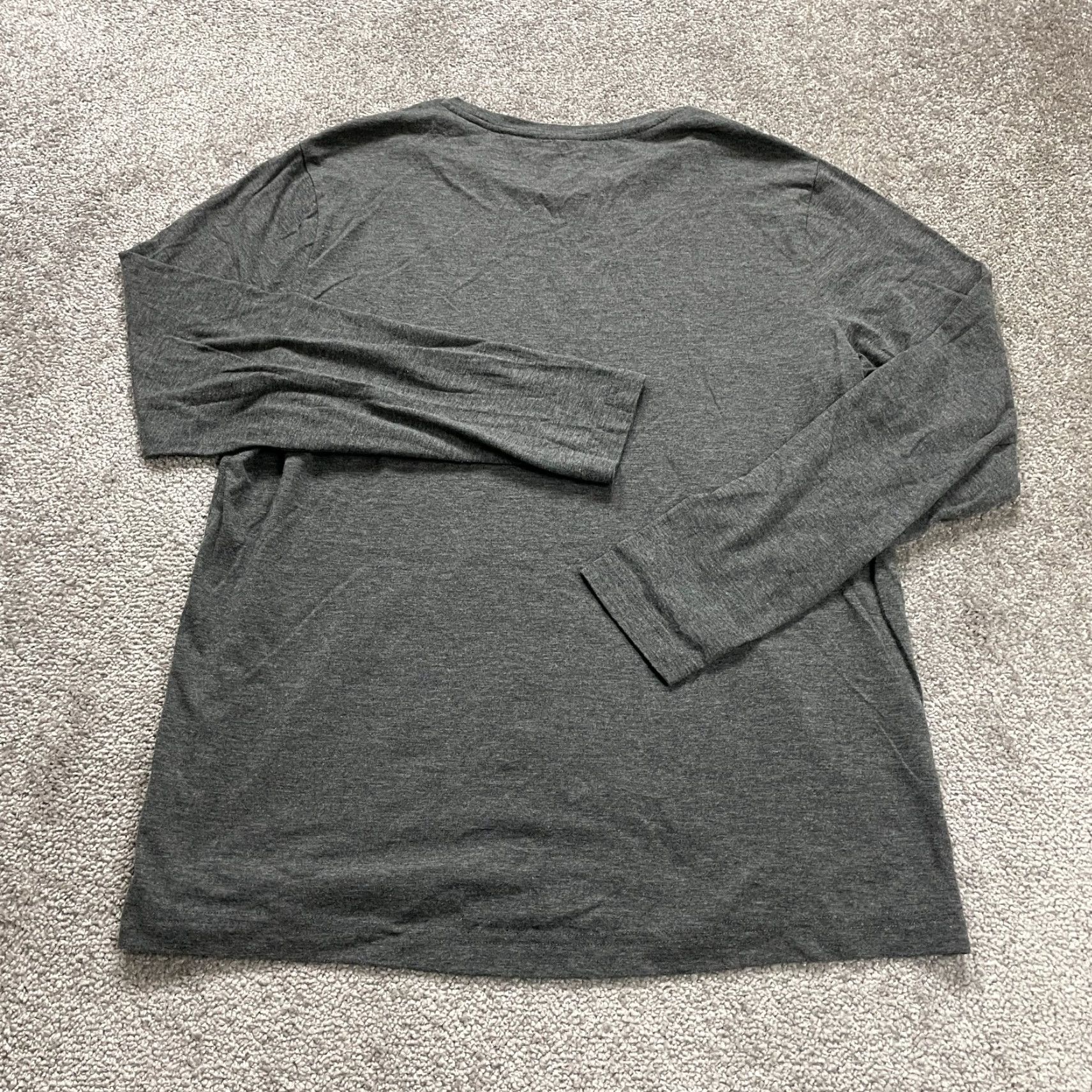 Athletic Works Athletic Works Driworks Basic Tee T-Shirt Mens Large Gray Long Sleeve Active Top Era Classic Sports Shirt Men? Size US L / EU 52-54 / 3 - 2 Thumbnail