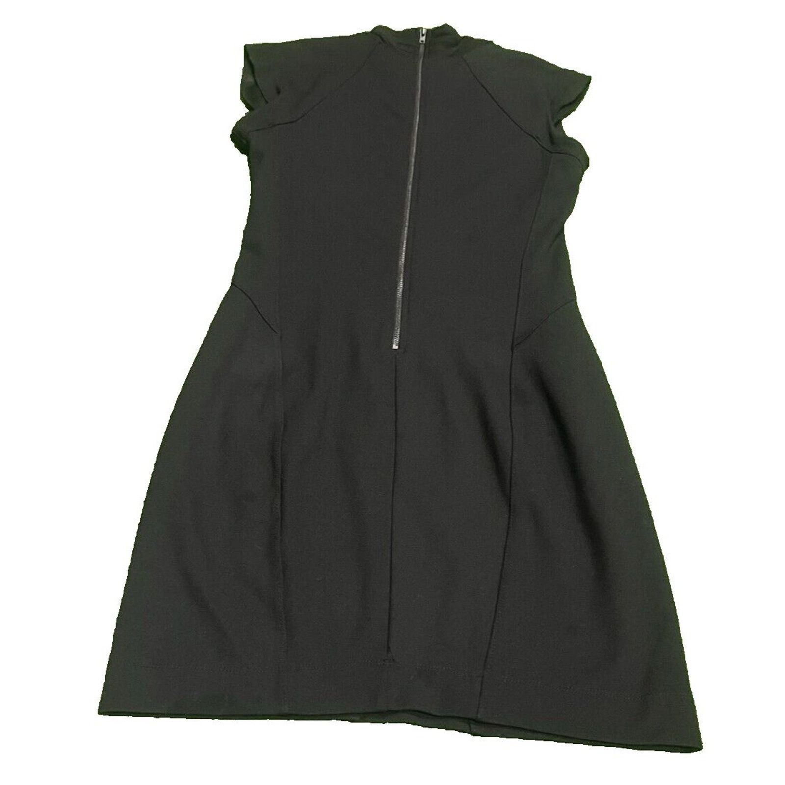 French Connection French Connection Little Black Dress Cap Sleeve 8 faux Wrap Size M / US 6-8 / IT 42-44 - 5 Thumbnail