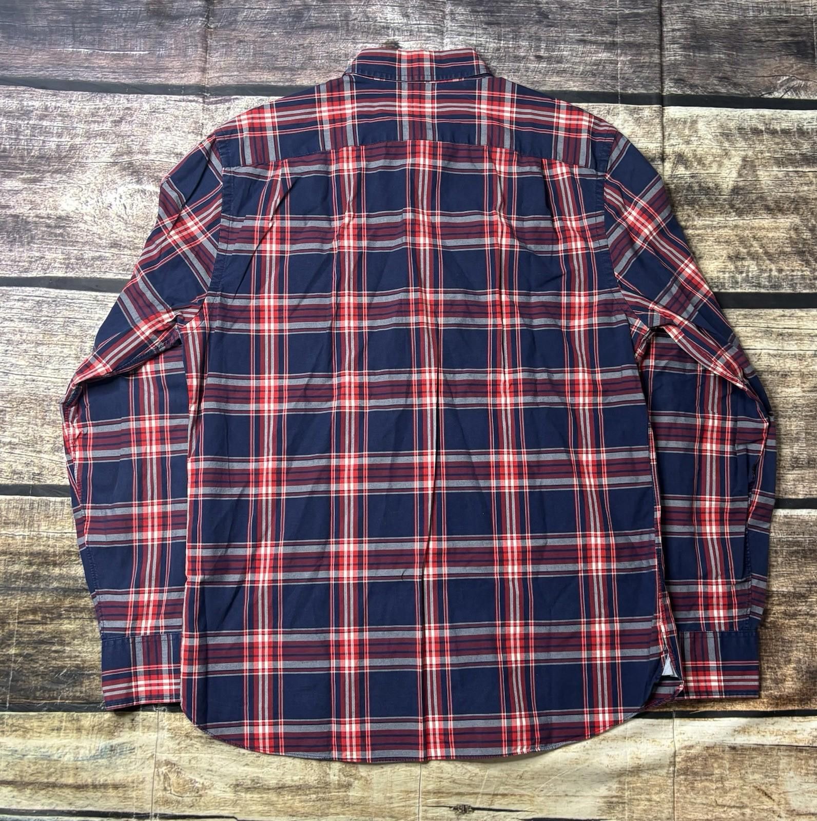 Bonobos Bonobos Shirt Men's Medium Plaid Blue Red Cotton Button Down Size US M / EU 48-50 / 2 - 3 Thumbnail