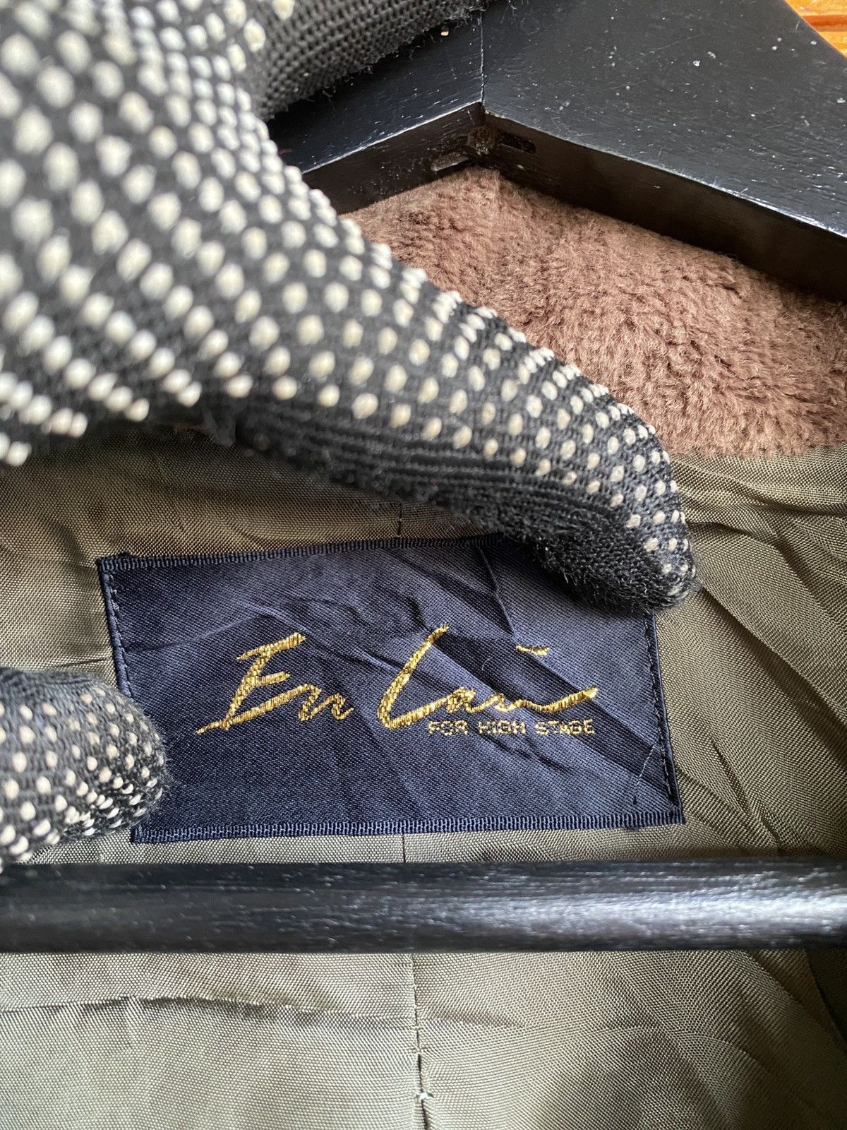 Japanese Brand Vintage En Lain “For High Style Abstract Pattern Wool Jacket Size L / US 10 / IT 46 - 12 Thumbnail