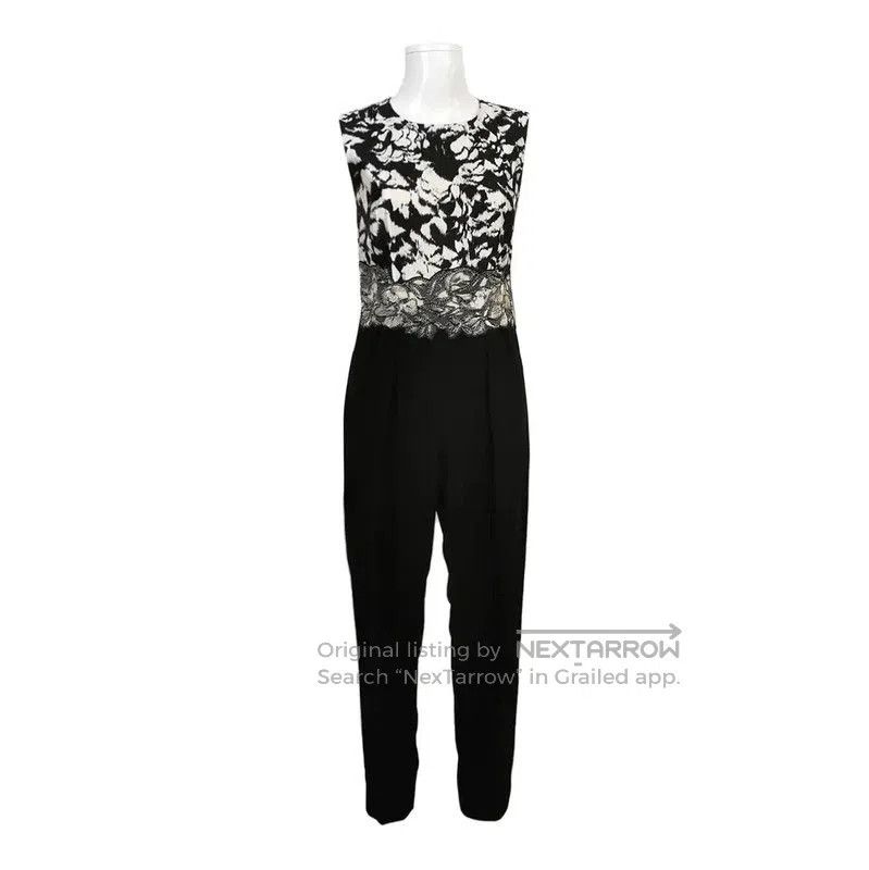 Max Mara MaxMara Summer Black Silk Floral Casual Pants . Size 24" / US 00 / IT 34 - 1 Thumbnail