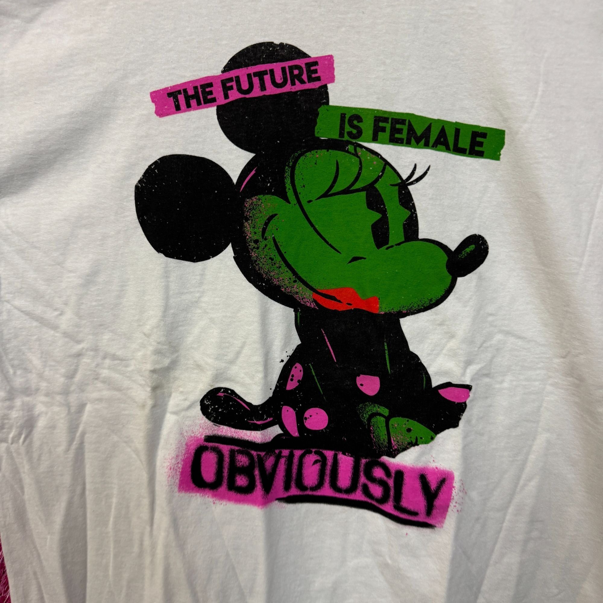 Disney Minnie Mouse The Future is Female T-shirt size 2XL Size US XXL / EU 58 / 5 - 2 Thumbnail