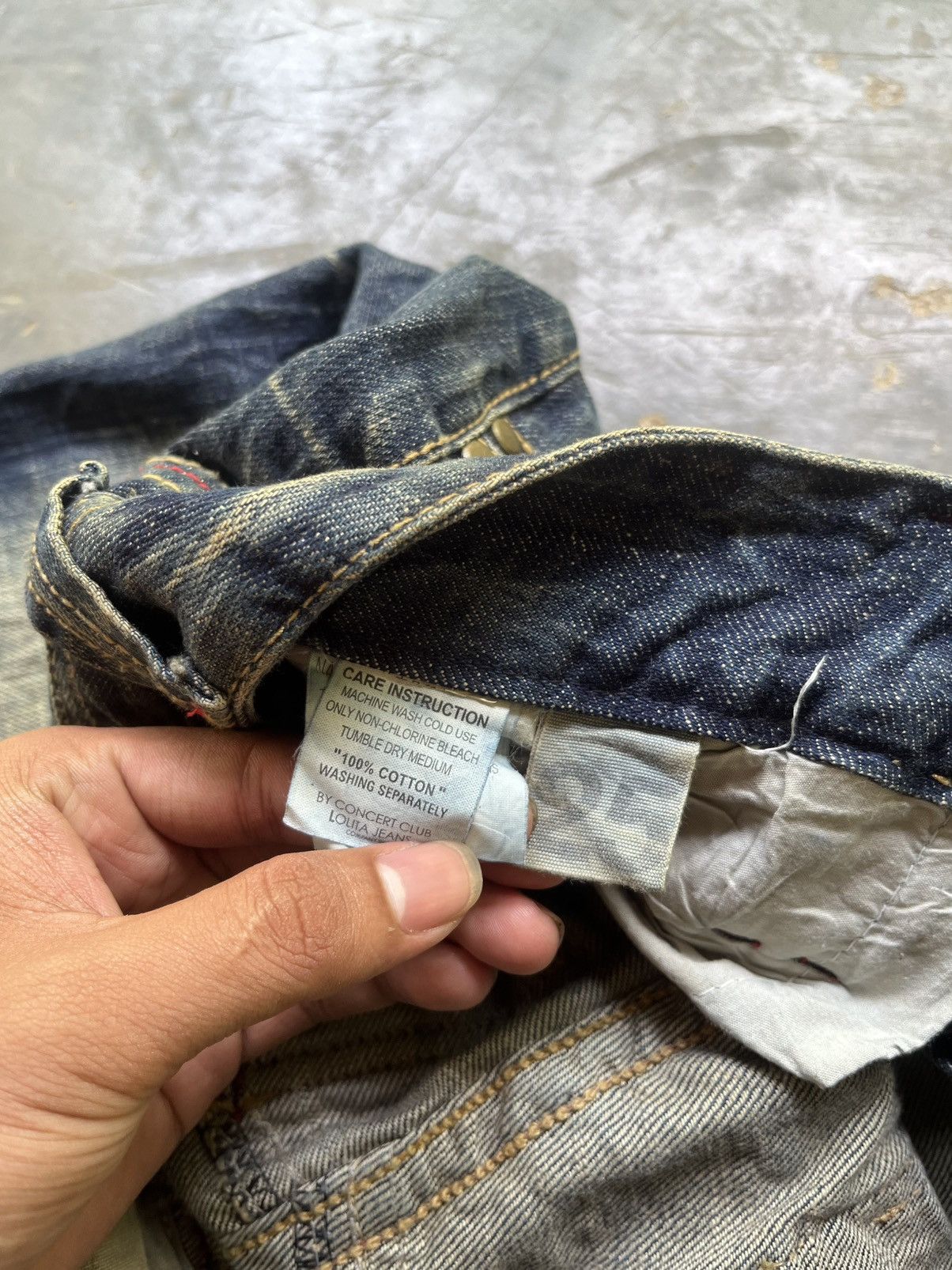 14th Addiction 💀Y2k Washet Lolita Flared Jeans💀 Size 28" / US 6 / IT 42 - 12 Thumbnail