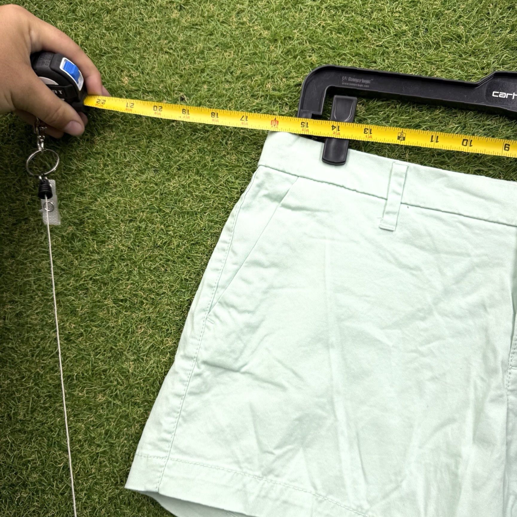 Gap VINTAGE Gap Shorts Womens 6 Mint Green City Chino 30x3.5 Mid Rise Preppy Beach NWT Size 28" / US 6 / IT 42 - 4 Thumbnail