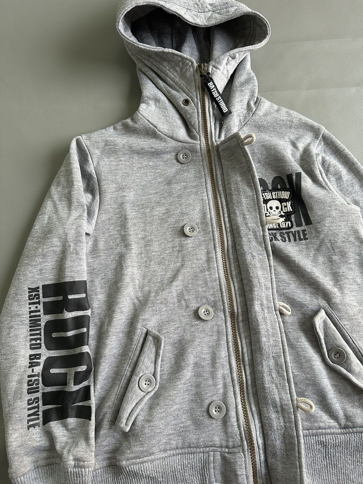 14th Addiction BA-TSU STUDIO SKULL POEM ZIP NINJAS HOODIE IFSIX LGB STYLE Size US S / EU 44-46 / 1 - 8 Thumbnail