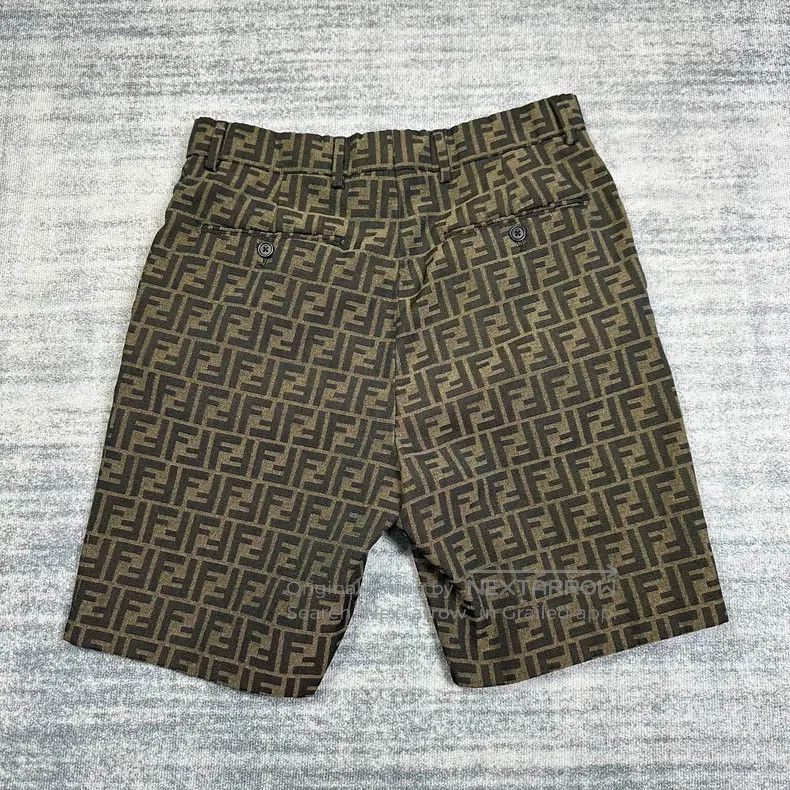 Fendi Fendi Printed Denim Shorts Size US 30 / EU 46 - 2 Thumbnail