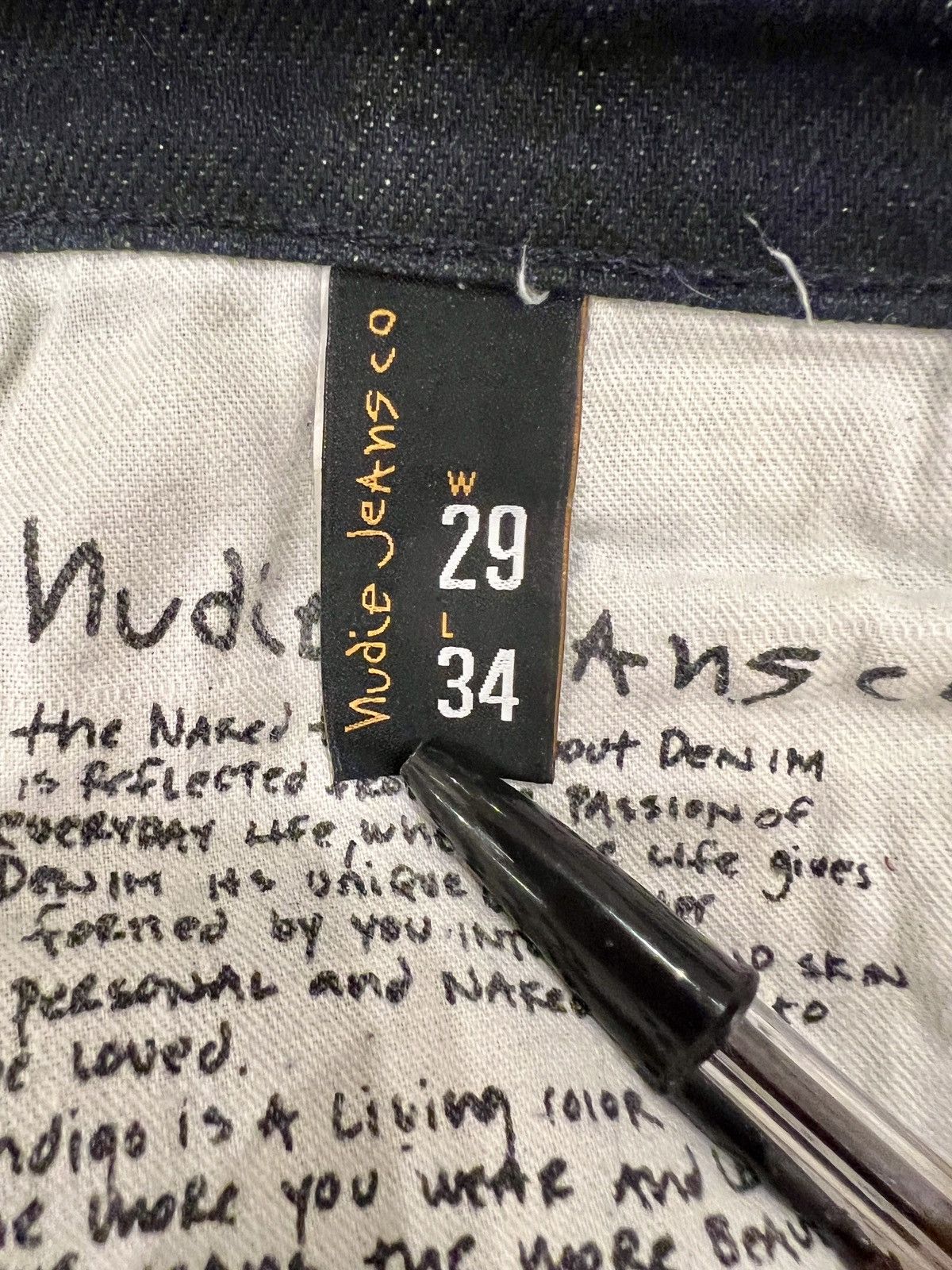 Nudie Jeans Nudie Jeans – Thin Finn – Ultra Indigo Coated Size US 30 / EU 46 - 12 Thumbnail