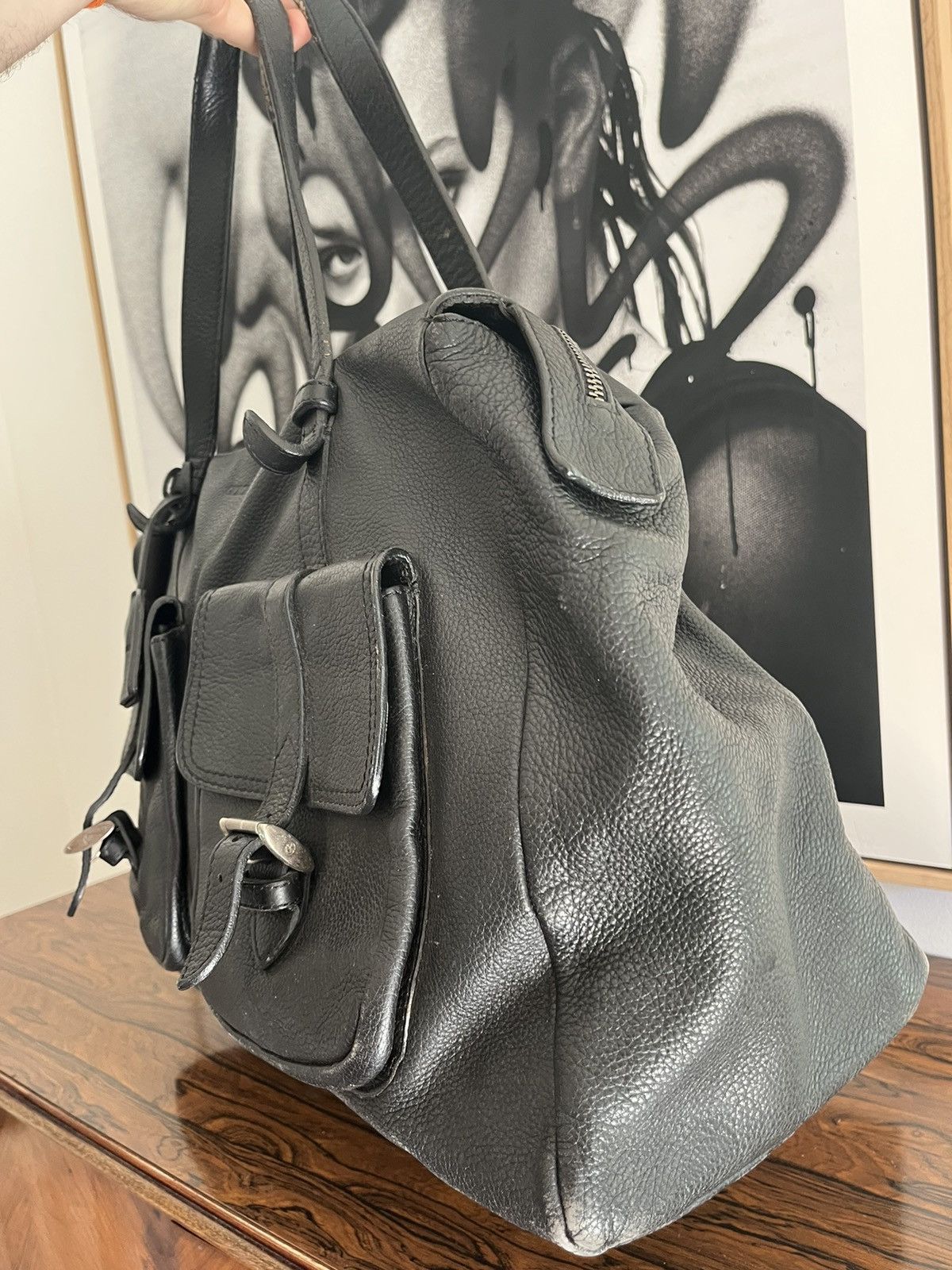 Giorgio Armani Week-end bag cuir Giorgio Armani Size ONE SIZE - 7 Thumbnail