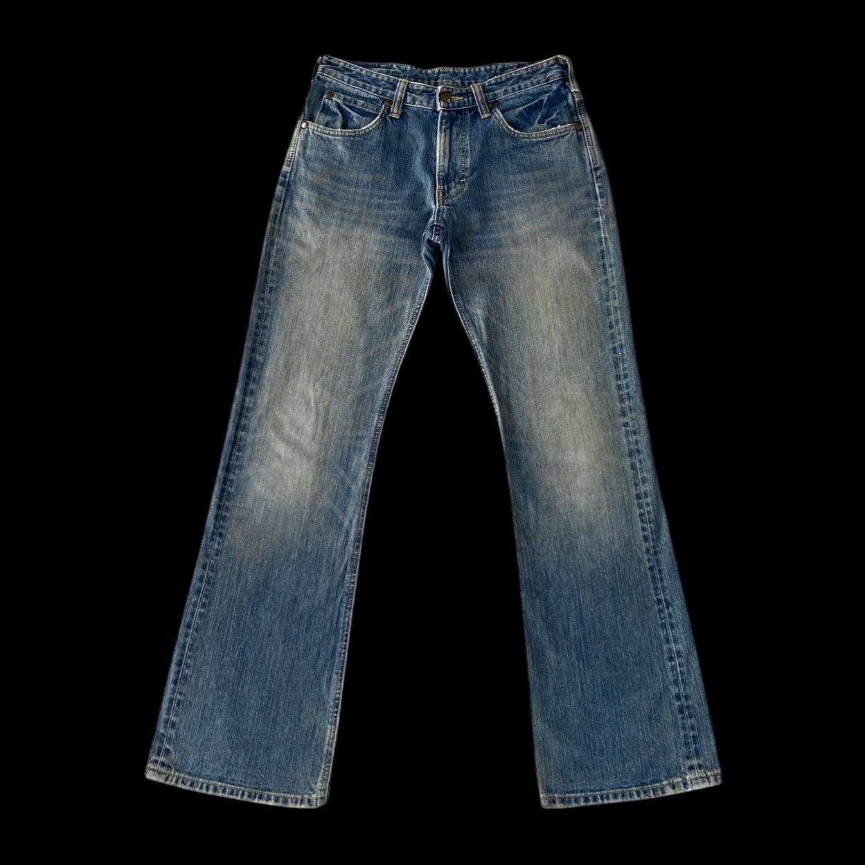 Wrangler VINTAGE WRANGLER 70s STYLE COWBOY BOOTCUT MUDWASH DENIM Size US 30 / EU 46 - 2 Thumbnail