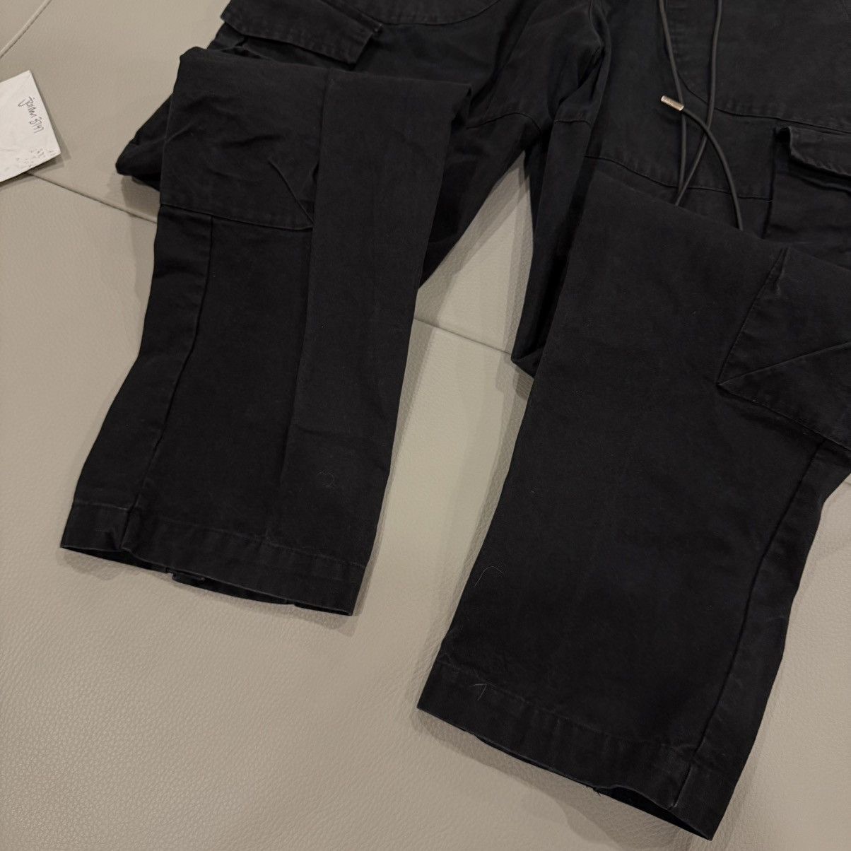 Richie Le Collection Richie Le Cargo Pants 1.0 size Medium black Used Size US 32 / EU 48 - 3 Thumbnail