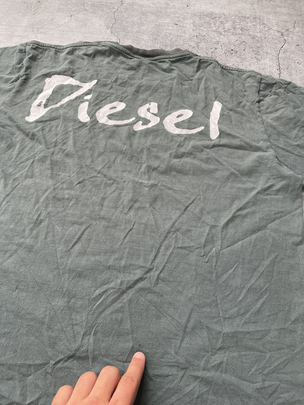 Other Vintage Avant-Garde Diesel Big logo T-Shirt Japan Style Size US XL / EU 56 / 4 - 9 Thumbnail