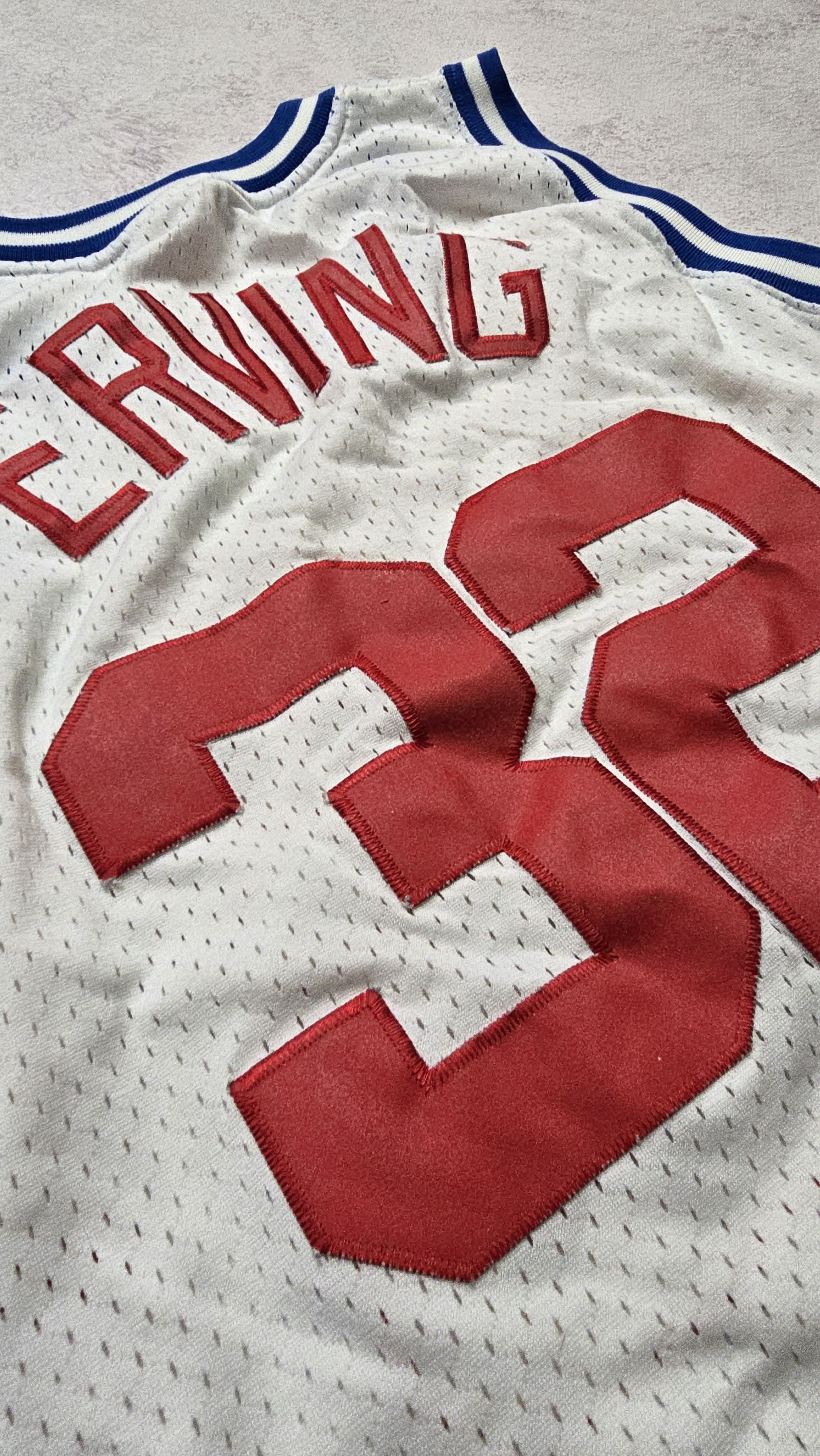 Champion Dr. J Julius Erving New York Nets ABA European Cut Jersey Size US XL / EU 56 / 4 - 7 Thumbnail