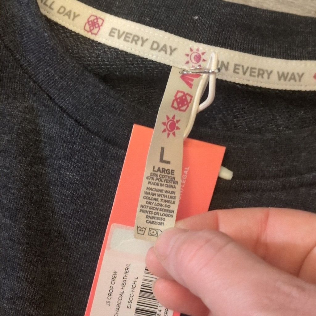 Other Easton x Jen Schro gray oversized crop crew size large Size L / US 10 / IT 46 - 4 Thumbnail