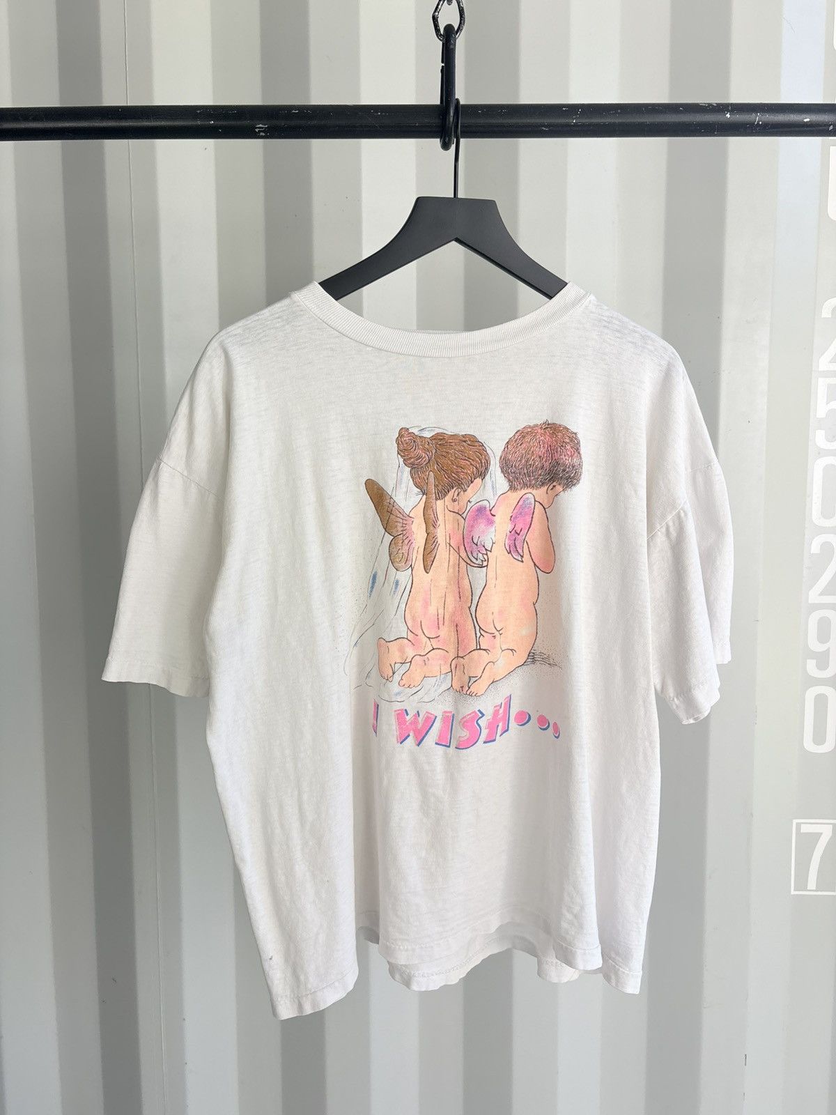 Vintage Thrashed Angels I Wish Distressed Faded Shirt Grunge Band Size US XL / EU 56 / 4 - 1 Thumbnail